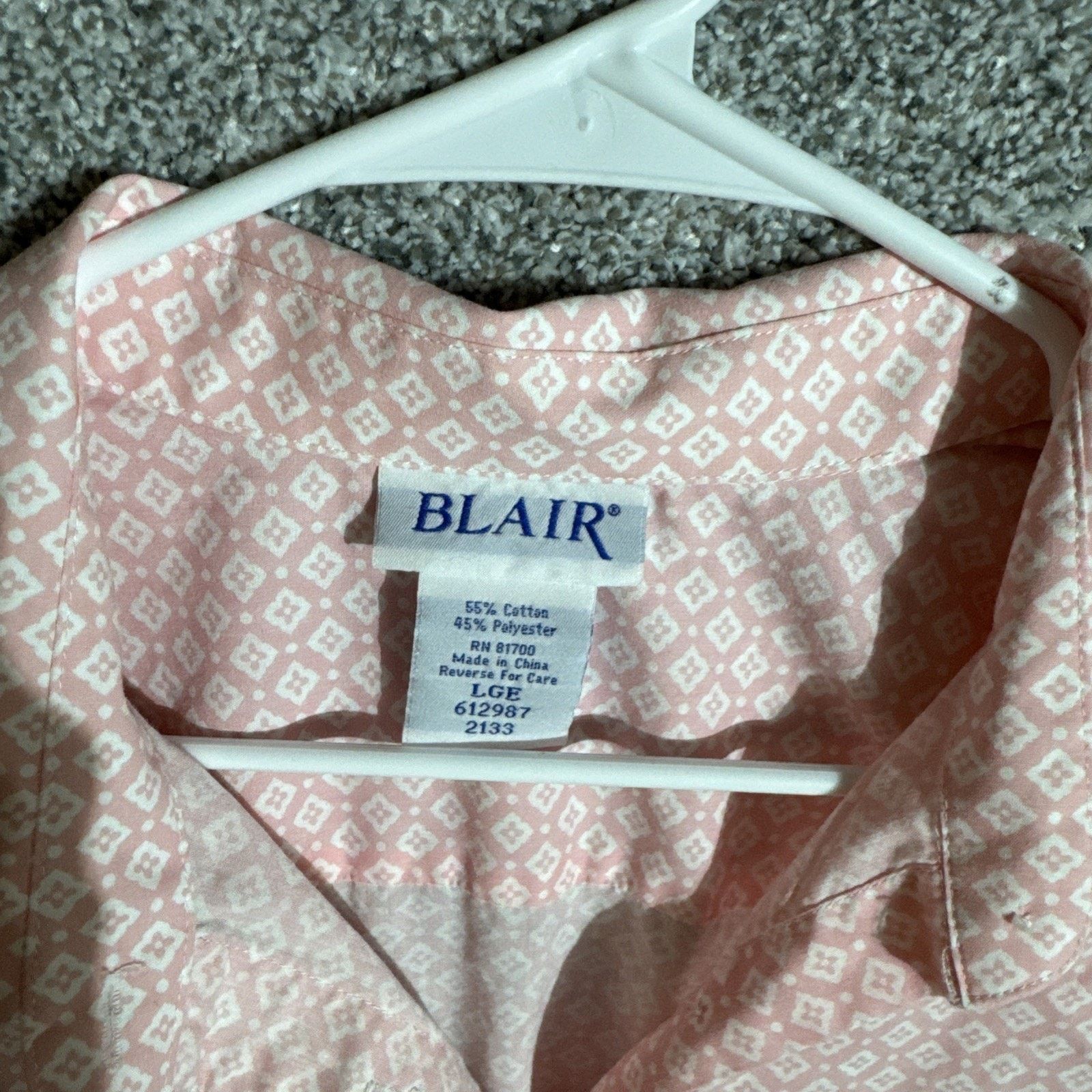 Other Blair Top Womens Large Office Pastel Preppy Retro Button Up Size L / US 10 / IT 46 - 5 Thumbnail