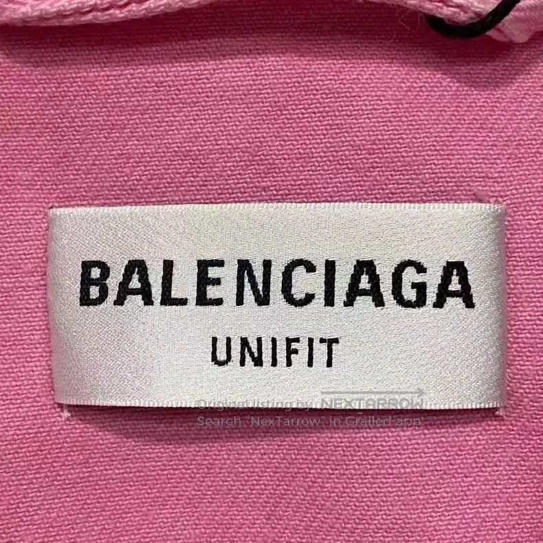 Balenciaga Balenciaga Pink Washed Denim Jacket Size US M / EU 48-50 / 2 - 5 Thumbnail