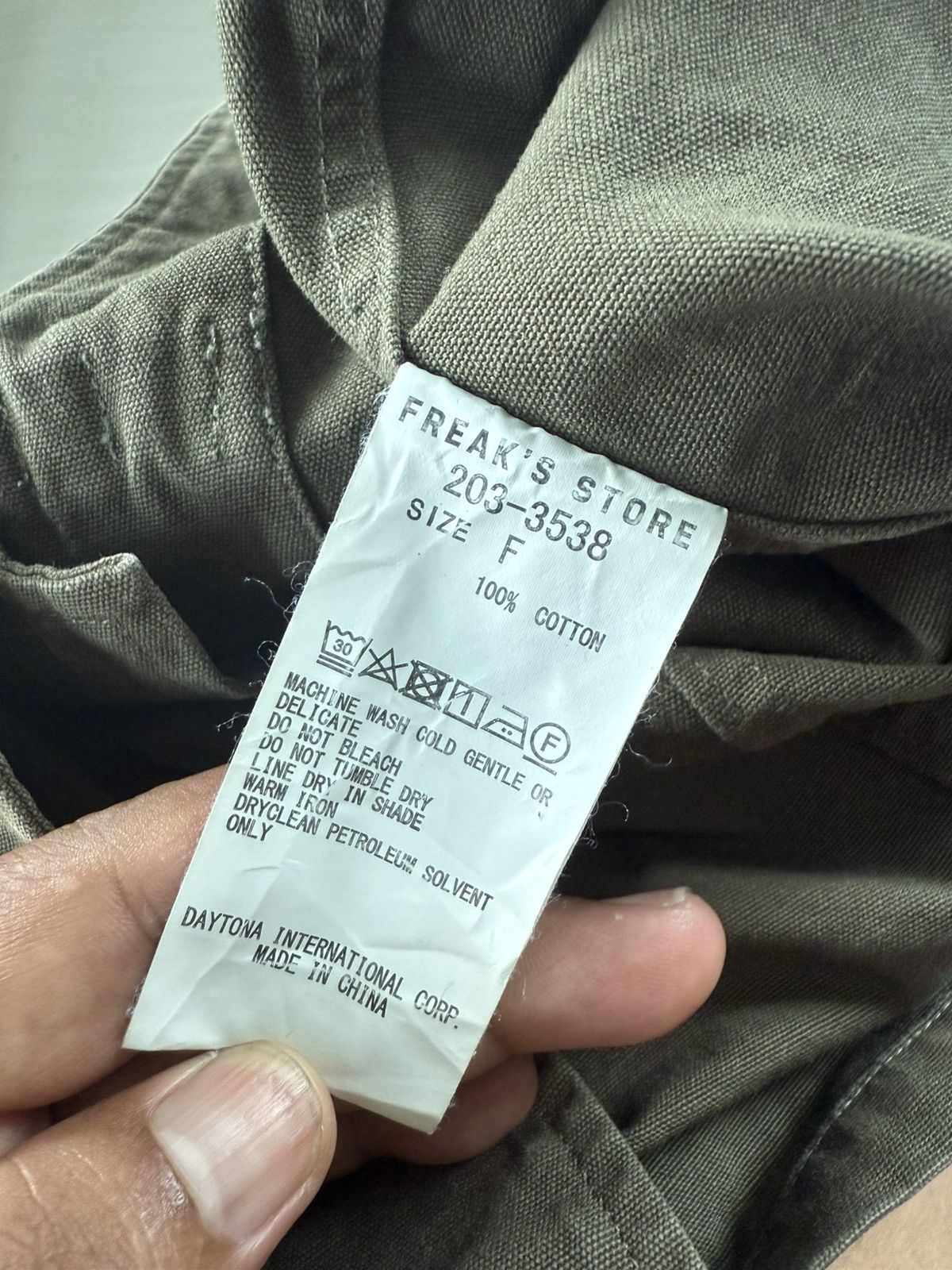 Needles Freaks Store Japanese Brand Style Work Jacket Olive Size US M / EU 48-50 / 2 - 8 Thumbnail