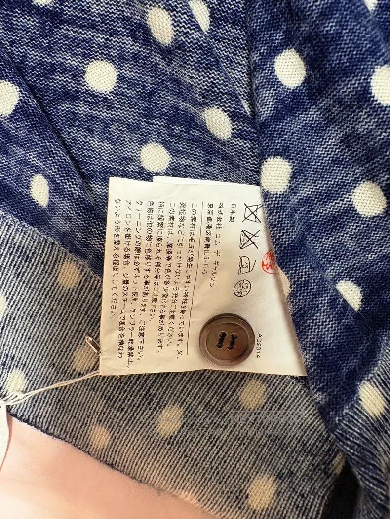 Comme des Garcons Comme Des Garcons Navy Blue Polka Dot Black Heart Size L / US 10 / IT 46 - 3 Thumbnail