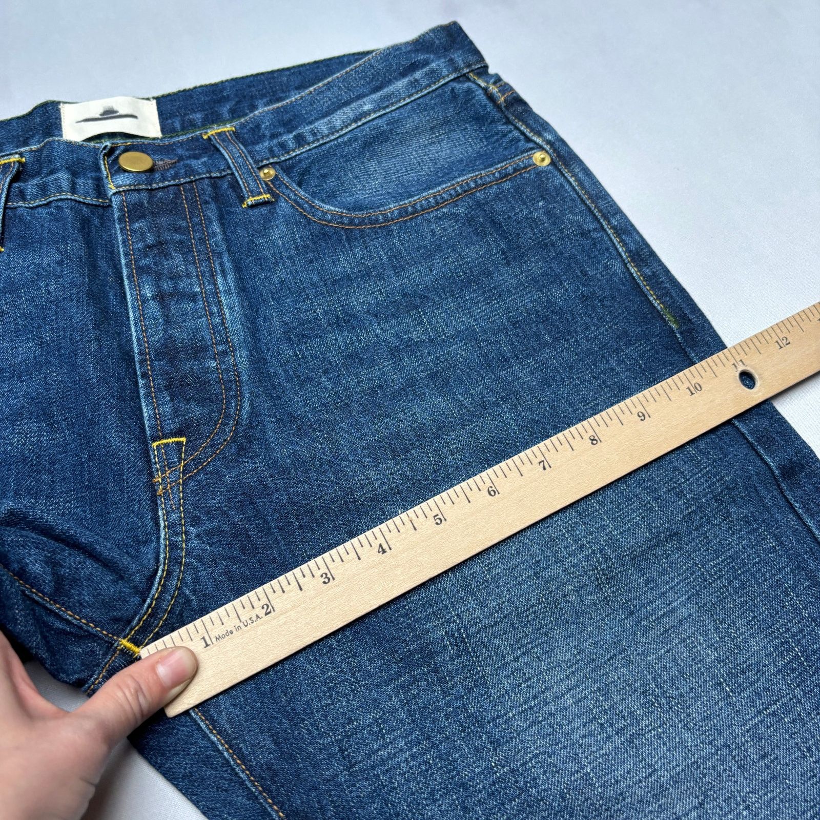 Sid Mashburn $325 Sid Mashburn Japanese Selvedge Indigo Jeans 32x32 Size US 32 / EU 48 - 8 Thumbnail