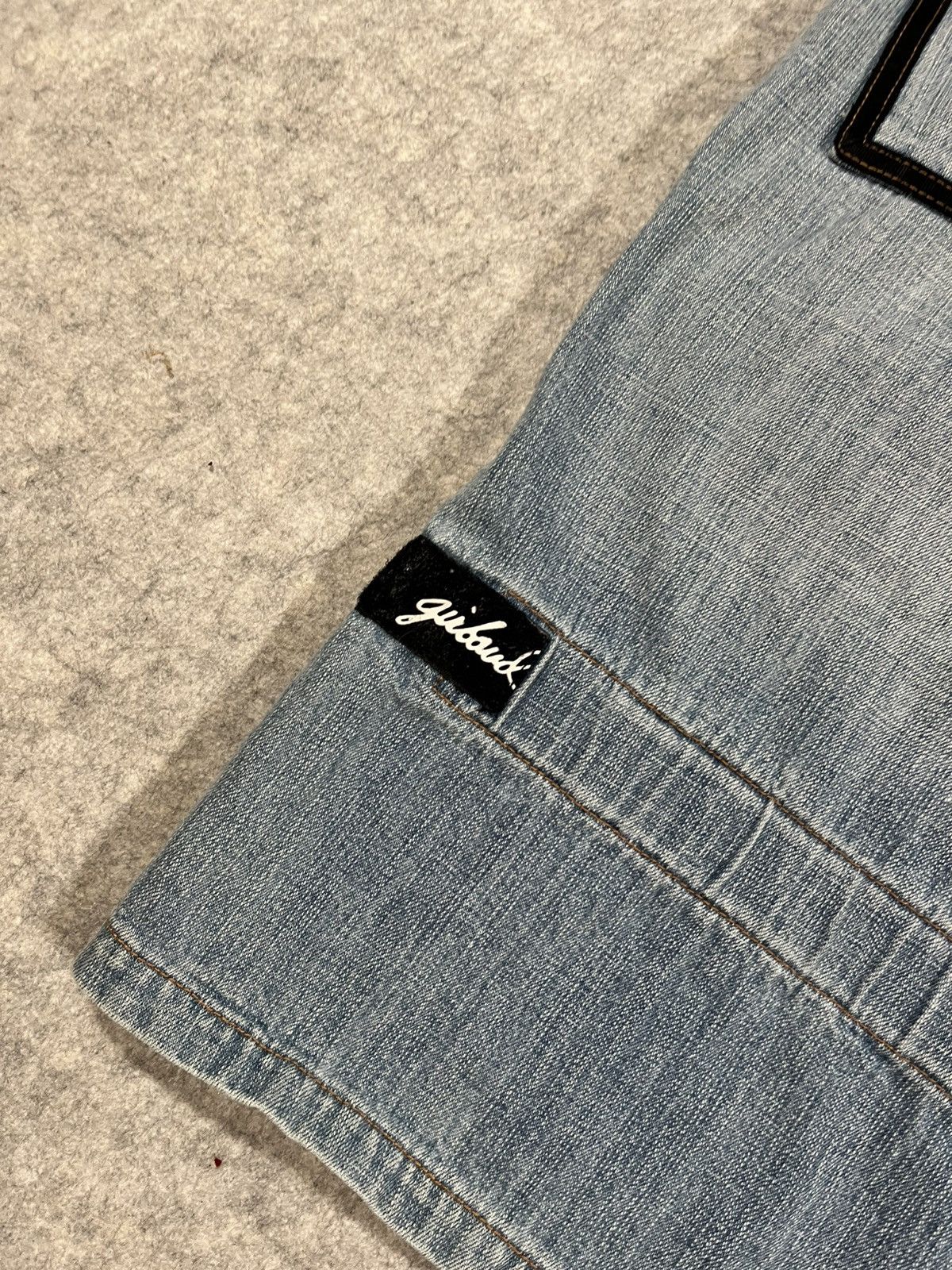 Marithe + Francois Girbaud Marithé + François Girbaud 00s Embroidered Baggy Hip Hop Y2K Size US 36 / EU 52 - 2 Thumbnail