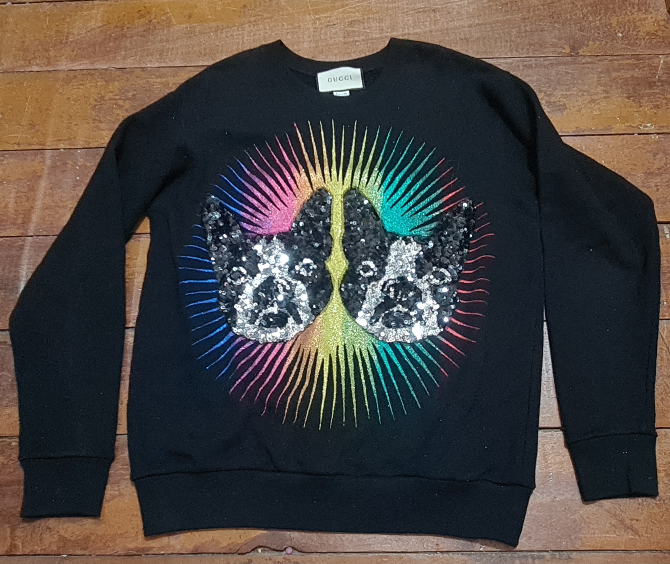 Gucci GUCCI Dog Sequin Sweater Size US XS / EU 42 / 0 - 2 Thumbnail
