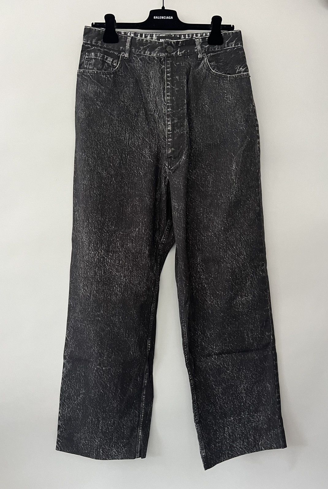 Balenciaga Balenciaga Trompe L'oeil Baggy Jeans Size US 32 / EU 48 - 1 Thumbnail