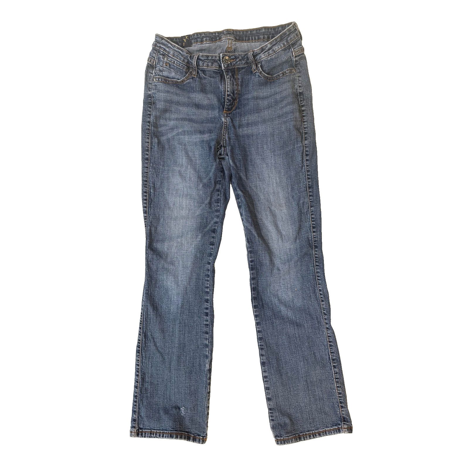 Wrangler Aura Wrangler Jeans Womens 6 Bootcut Western Mid Rise Denim Size 28" / US 6 / IT 42 - 1 Thumbnail
