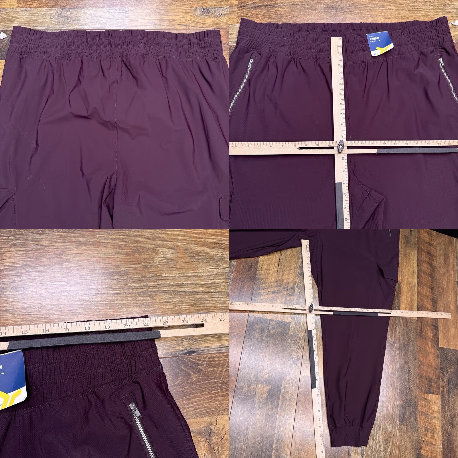 Old Navy Old Navy Cargo Pants Tall 2XL Burgundy Zip Pockets Stretch Sleektech Tapered Casual Women Men? Size 40" / US 18 - 8 Thumbnail