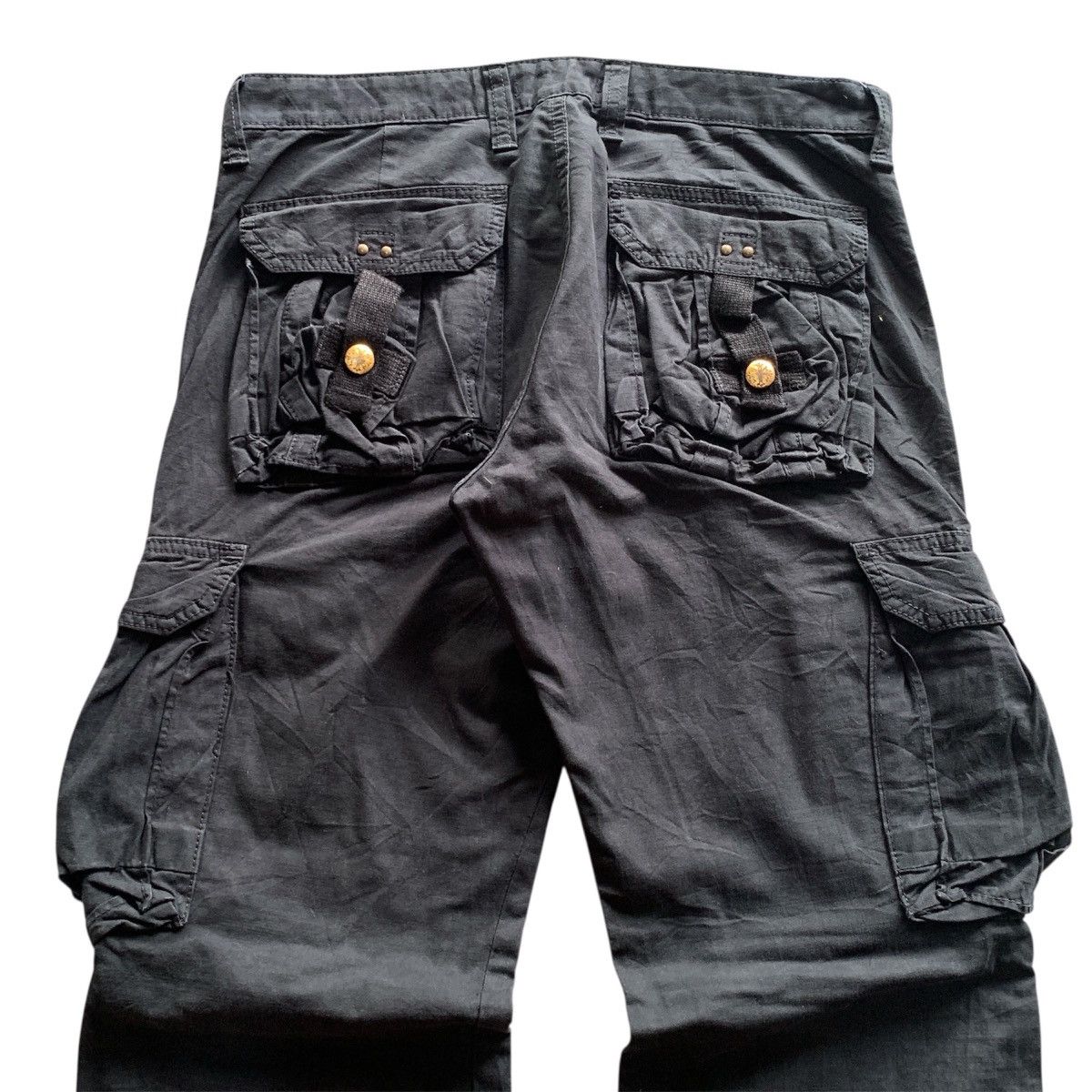 If Six Was Nine Vintage Surplus Bondage Cargo Pants ifsix GOA Style Size US 30 / EU 46 - 13 Thumbnail