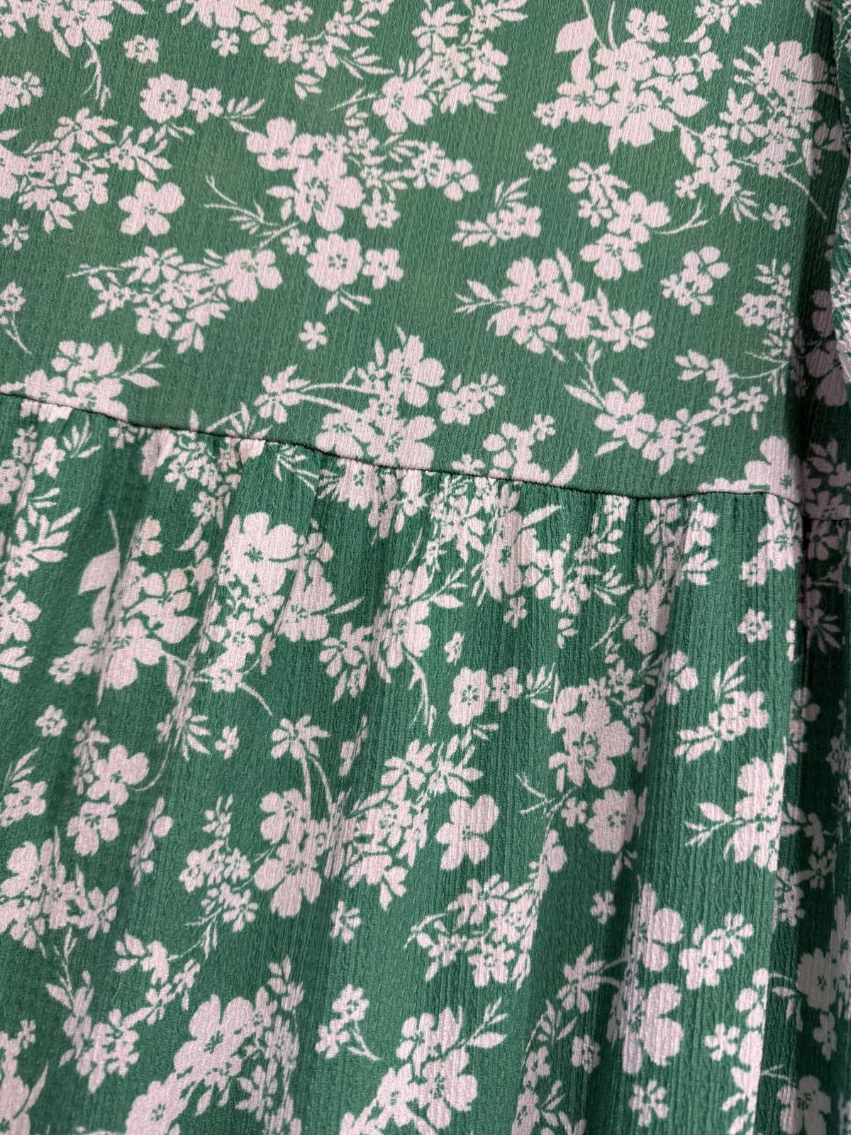 Other New Look Maternity Green Floral Midi Dress UK 8 Size S / US 4 / IT 40 - 3 Thumbnail