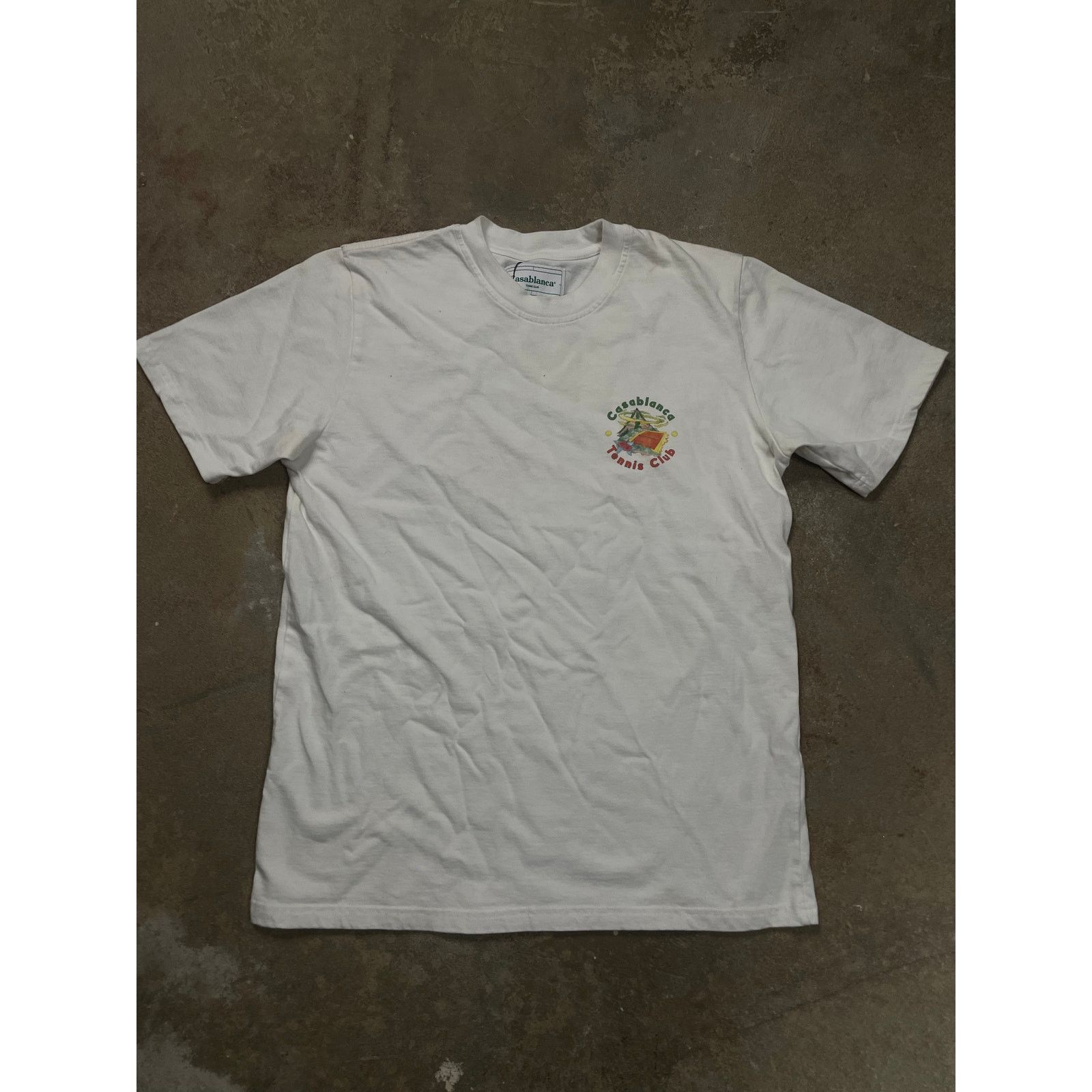 Casablanca Casablanca Tennis Club Tee Used Small Size US S / EU 44-46 / 1 - 1 Thumbnail