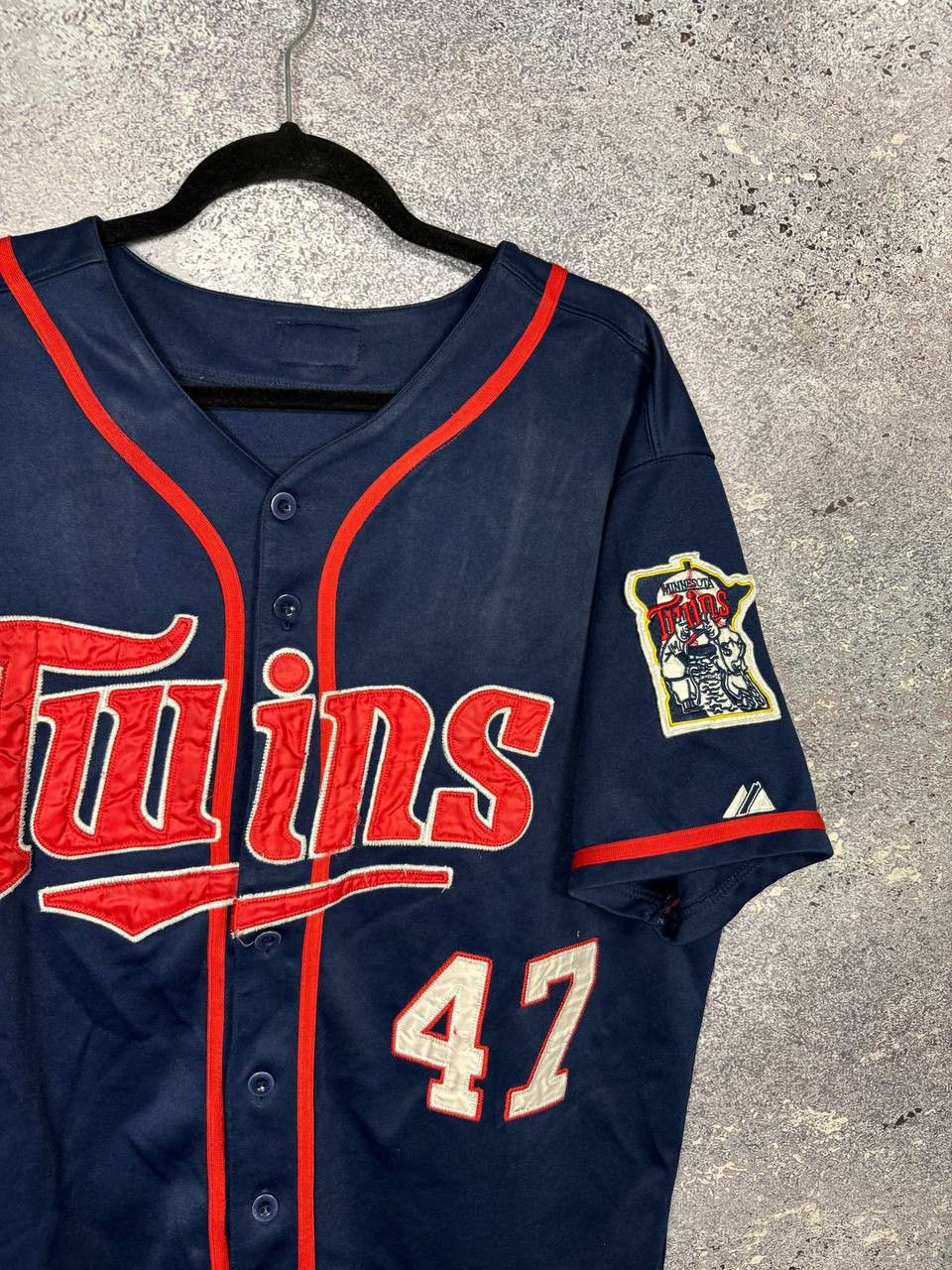 Majestic MLB Minnesota Twins 2010 LiRIANO #47 MAJESTIC Jersey Size US L / EU 52-54 / 3 - 2 Thumbnail