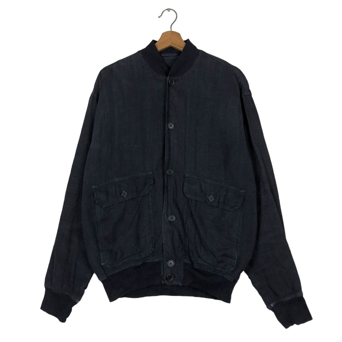 Hugo Boss 🔥VINTAGE BOMBER BIKER JACKET HUGO BOSS CARGO POCKET Size US S / EU 44-46 / 1 - 1 Thumbnail