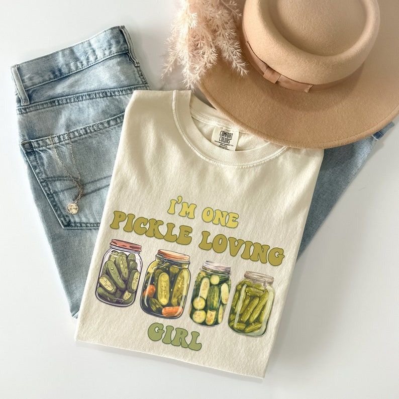 Designer Funny Pickle Shirt, Pickle Shirt Size M / US 6-8 / IT 42-44 - 2 Thumbnail