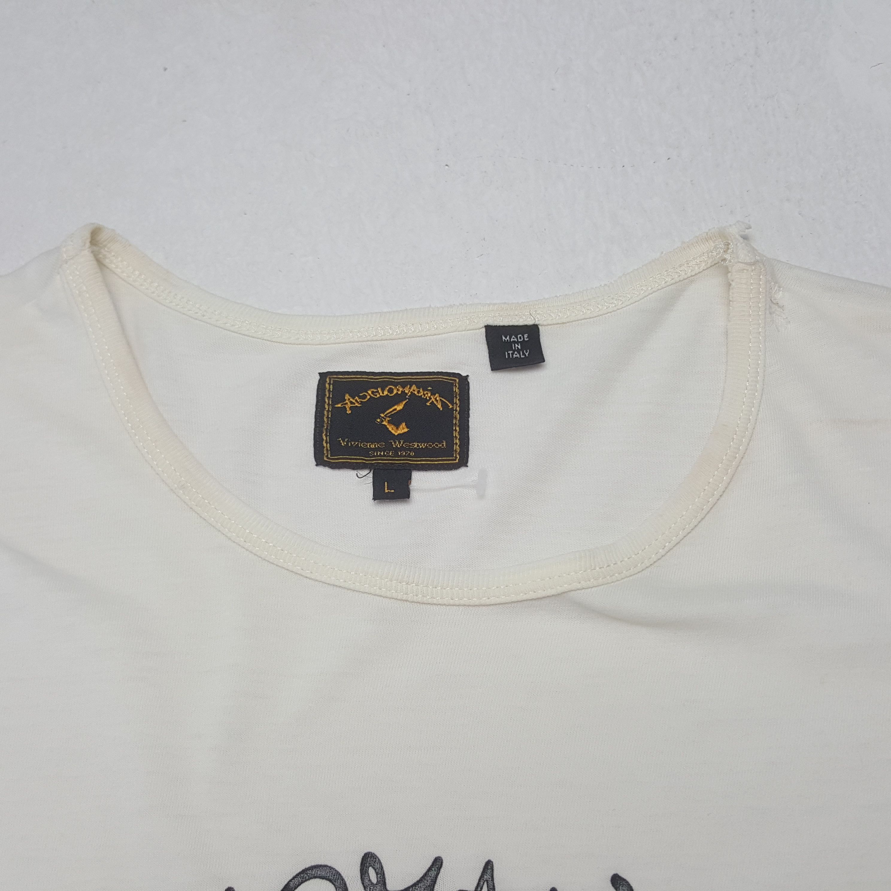 Vivienne Westwood Vintage Vivienne Westwood Anglomania Designer Tshirt C299N12 Size US L / EU 52-54 / 3 - 4 Thumbnail