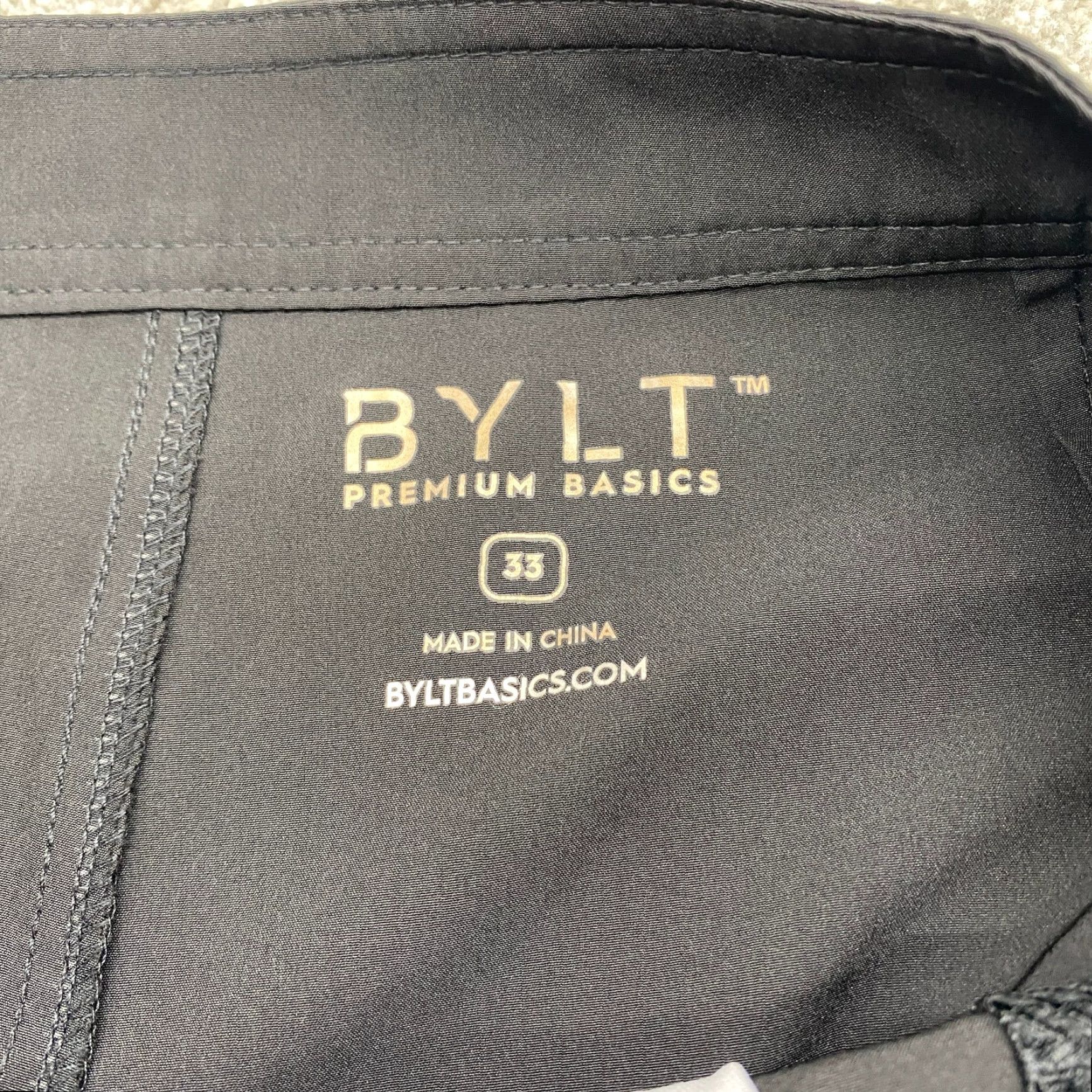 Asics BYLT Premium Basics Shorts Mens 33x6 Black Drawstring Pockets 6718 Size US 33 - 5 Thumbnail
