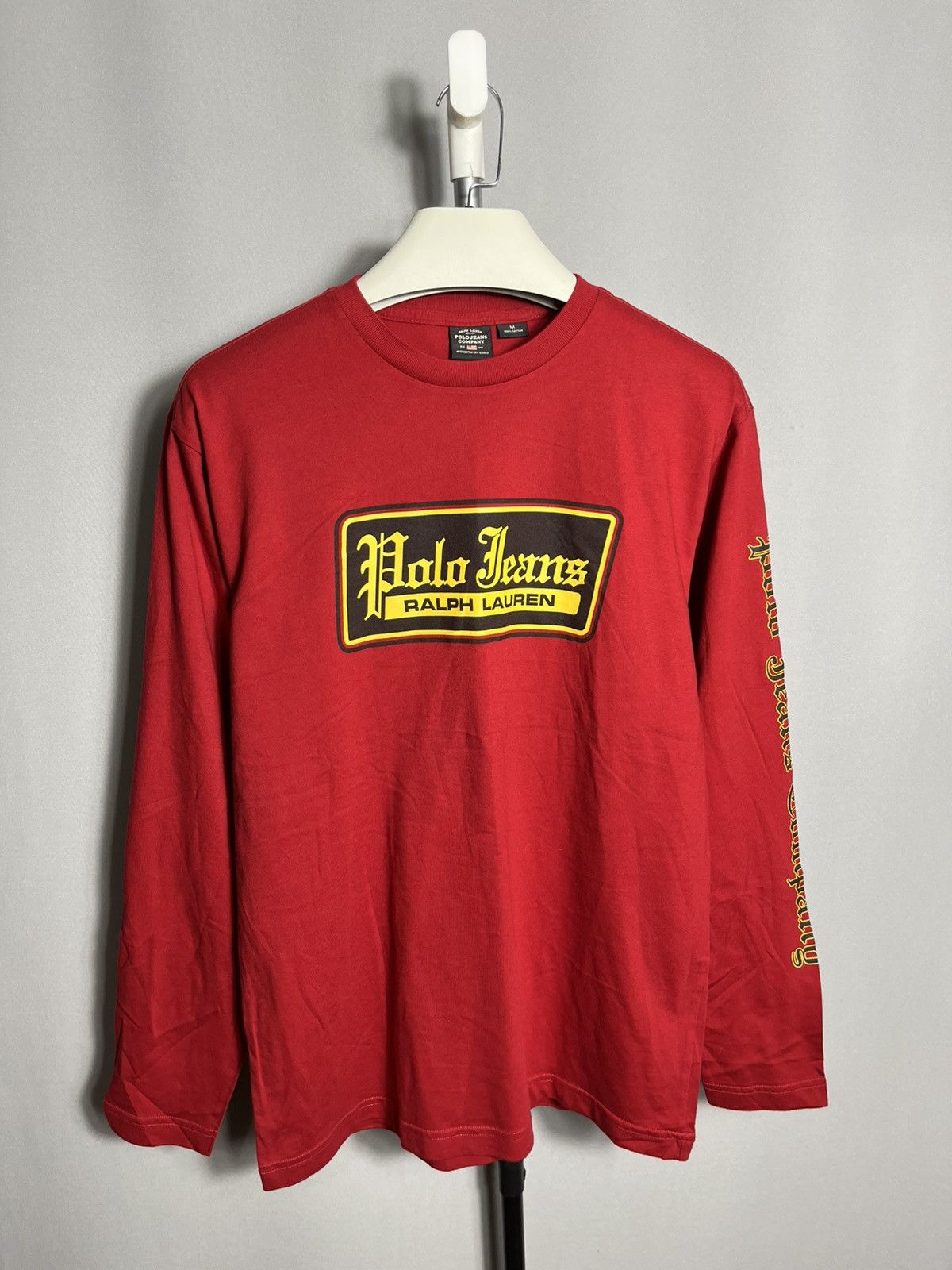 Polo Ralph Lauren Polo jeans ralph lauren long sleeve red shirt mens cotton Size US M / EU 48-50 / 2 - 1 Thumbnail
