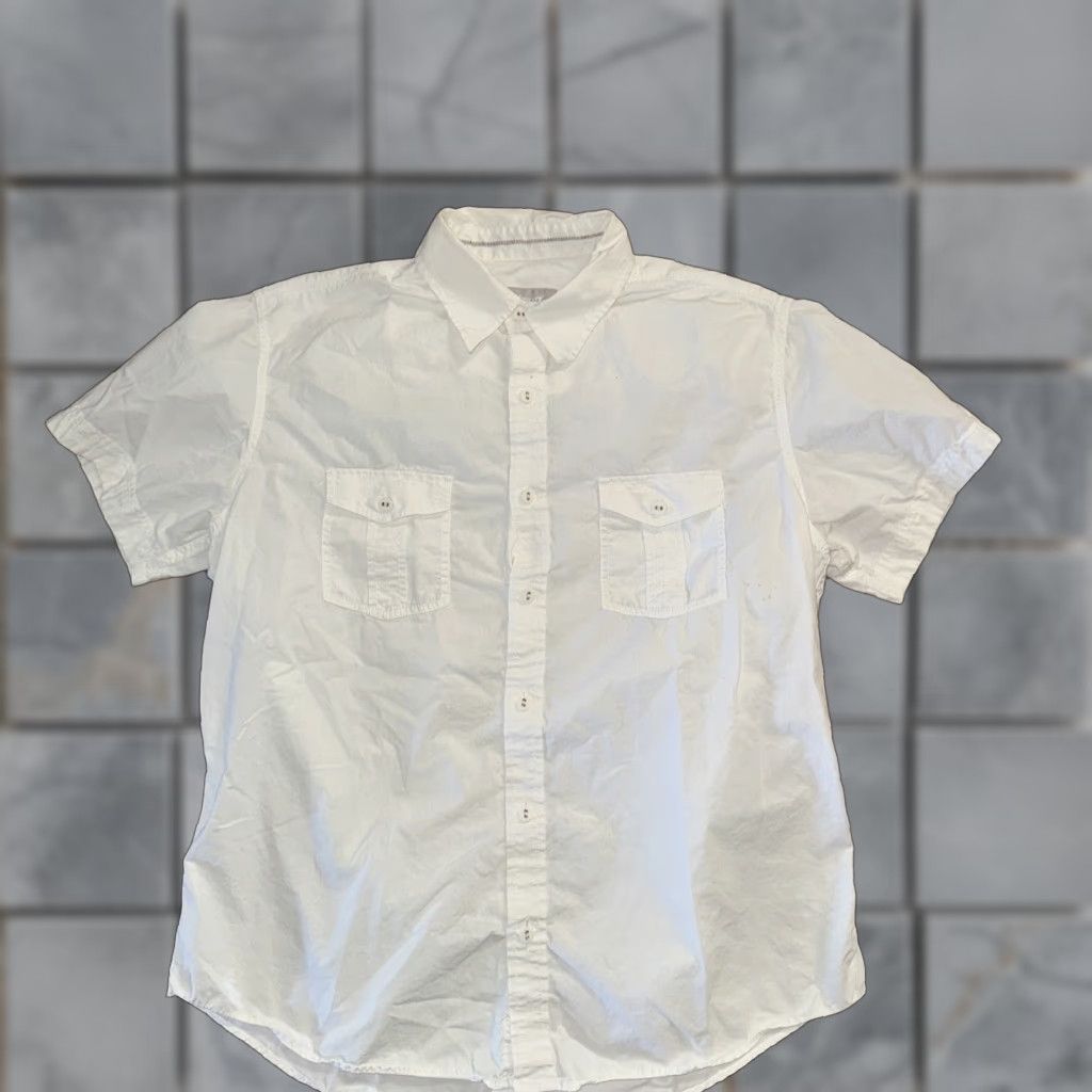 Vintage Utility Skateboarding Shirt White L Mens Shirt Size US L / EU 52-54 / 3 - 1 Thumbnail