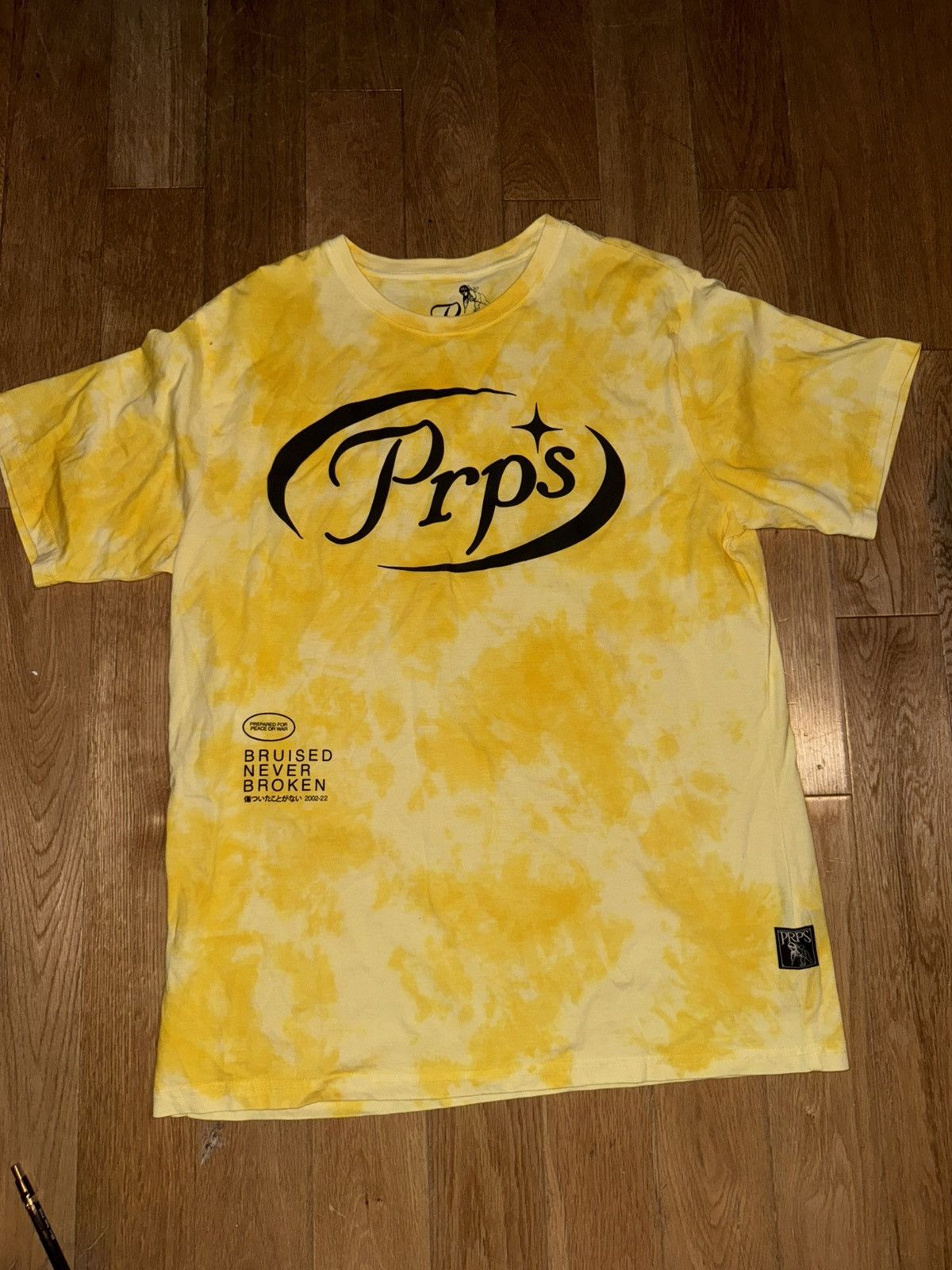Prps Prps Yellow Tie-Dye shirt Size US L / EU 52-54 / 3 - 1 Thumbnail