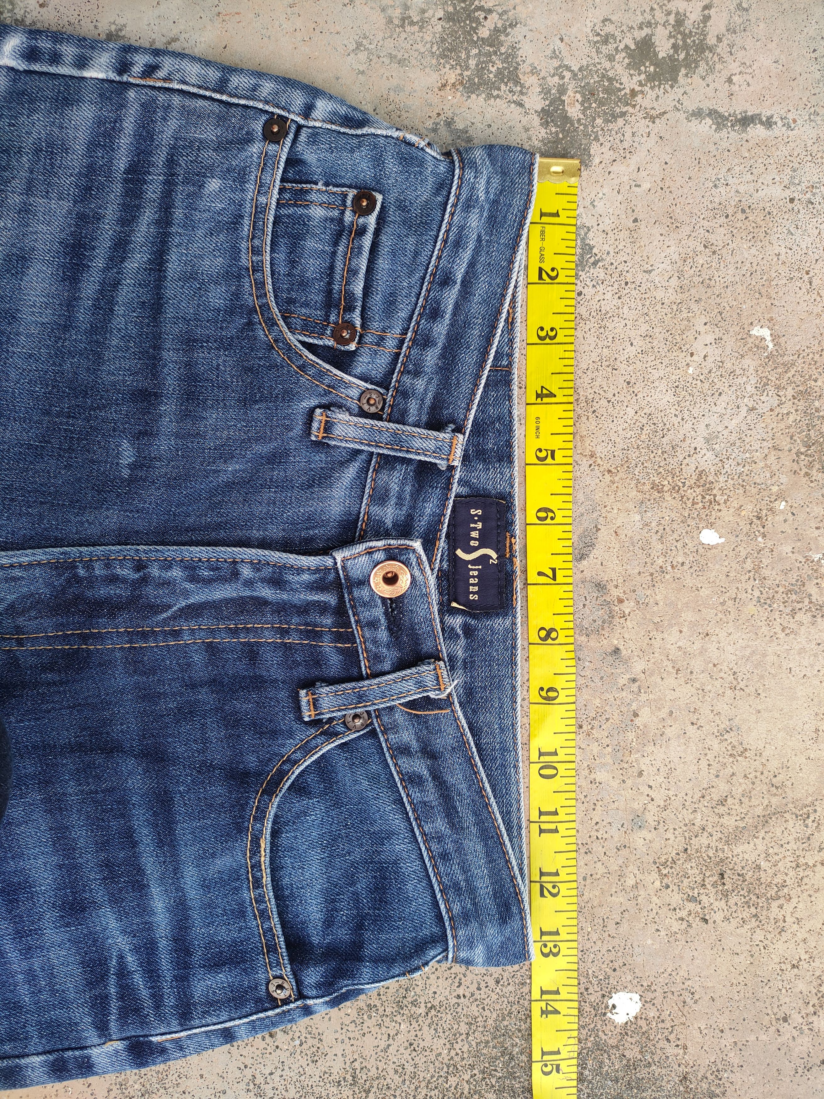 Japanese Brand VINTAGE JAPANESE FLARE JEANS DENIM PANTS Size US 26 / EU 42 - 6 Thumbnail
