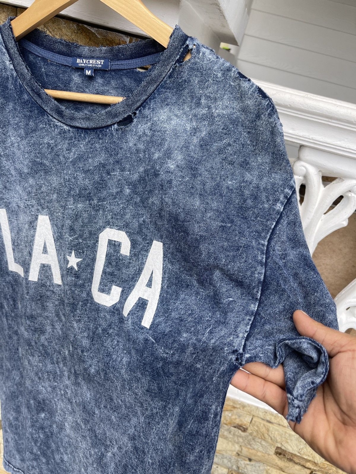 Vintage Last Drop🔥Rare🔥Vintage Thrashed Design Tee Size US L / EU 52-54 / 3 - 13 Thumbnail