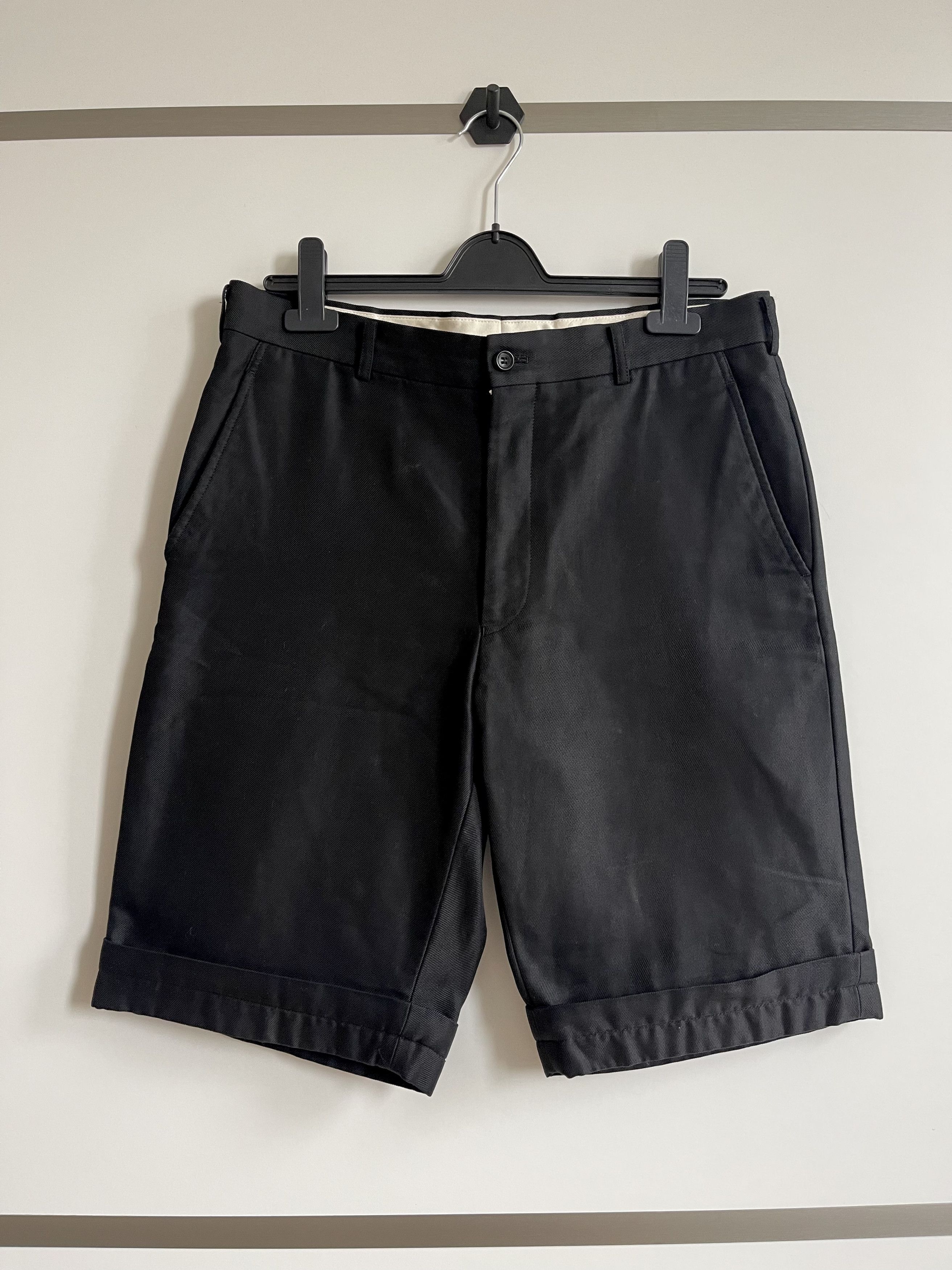 Comme des Garçons Homme Plus pleat-detail tailored shorts - Black