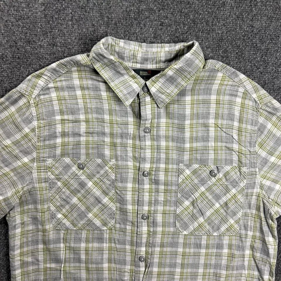 Royal Robbins Royal Robbins Shirt Mens Large Plaid Standard Fit Button Up Size US L / EU 52-54 / 3 - 2 Thumbnail