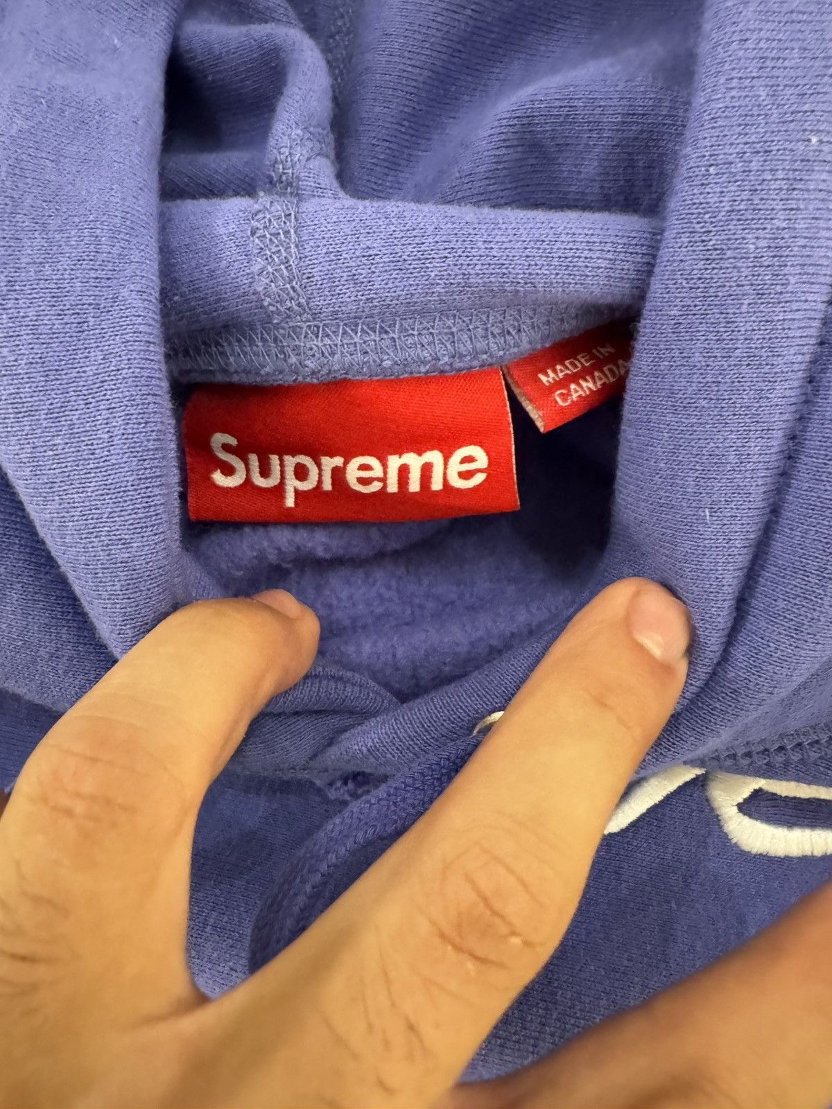 Supreme Supreme Futura Hoodie Sweatshirt SS24 Purple size small used Size US S / EU 44-46 / 1 - 5 Thumbnail