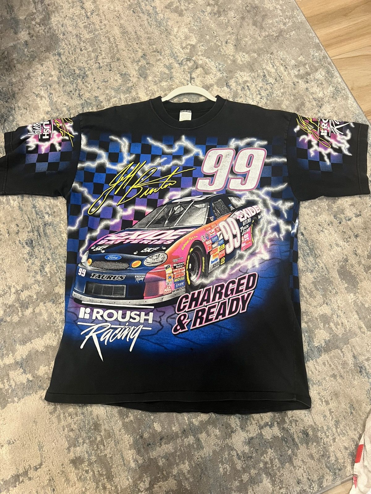 Other Jeff Burton Race Car Tshirt Size US XL / EU 56 / 4 - 1 Thumbnail