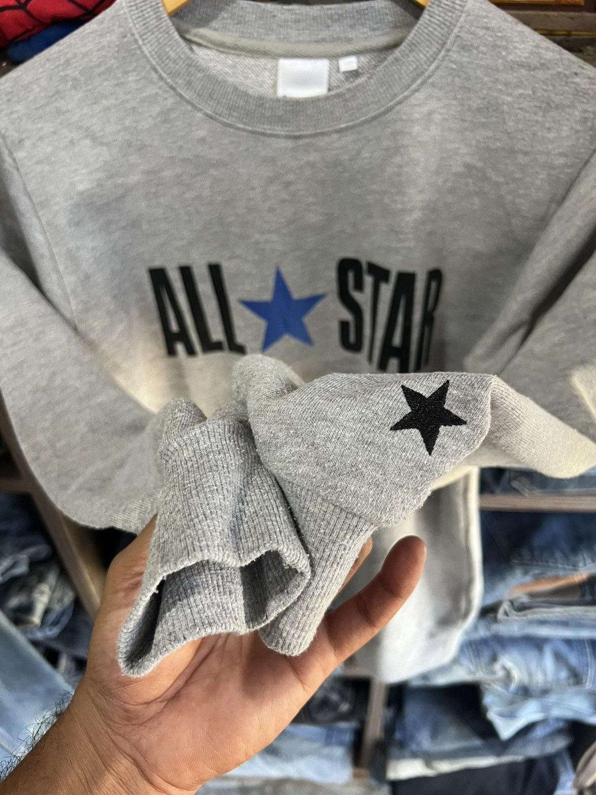 Converse 🔥Converse All Star Logo Crewneck Sweatshirt Size US S / EU 44-46 / 1 - 11 Thumbnail
