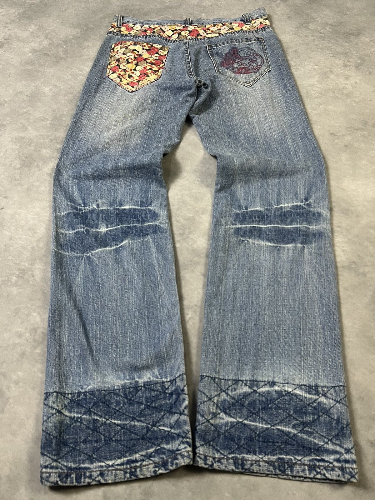 Kapital 2000s Japanese Archival Sukajan Toyo Wash Jeans y2k Ifsix Size US 34 / EU 50 - 2 Thumbnail