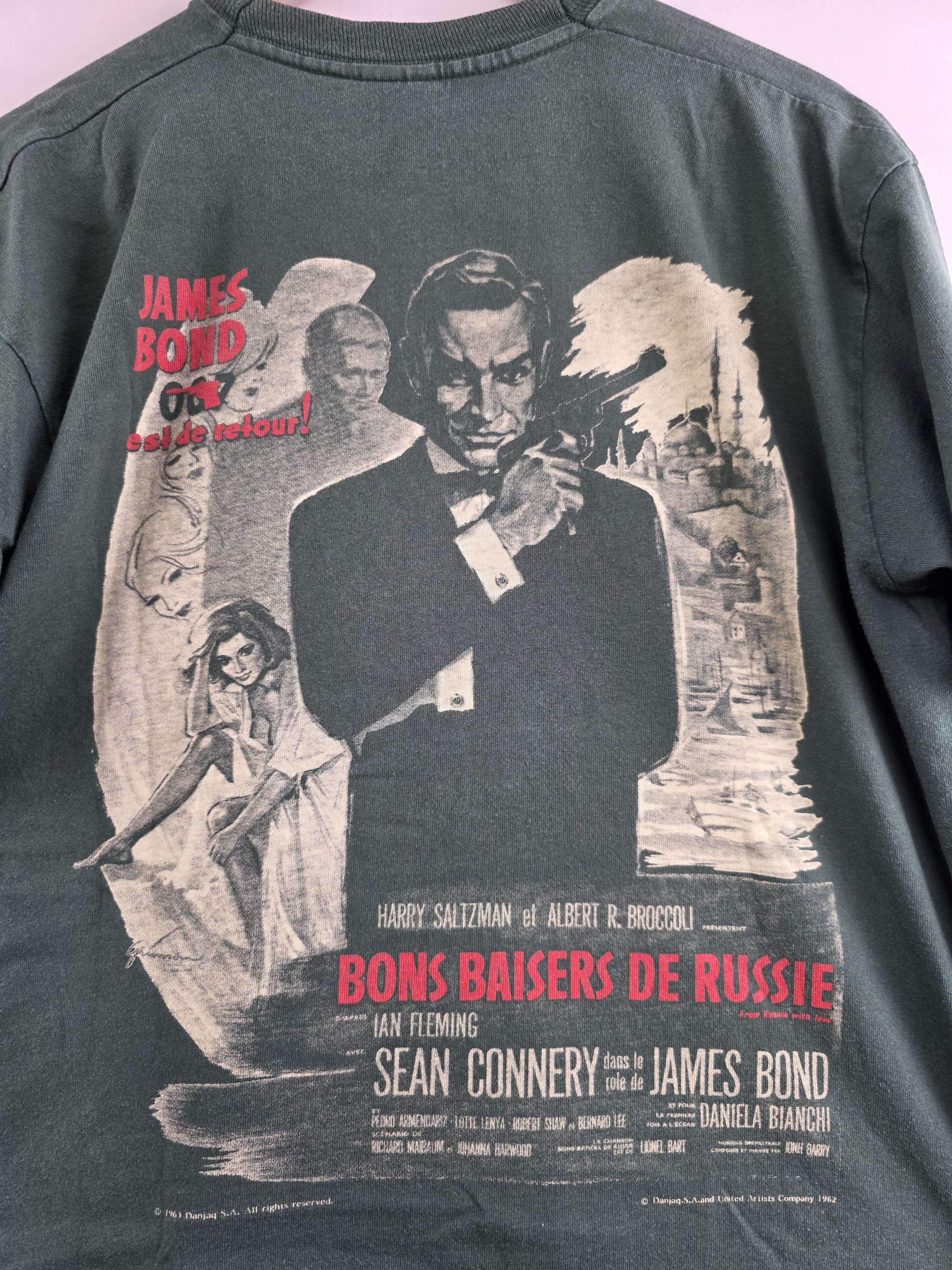 Vintage 90s James Bond Vintage Movie Tee L 22" 28" Size US L / EU 52-54 / 3 - 8 Thumbnail