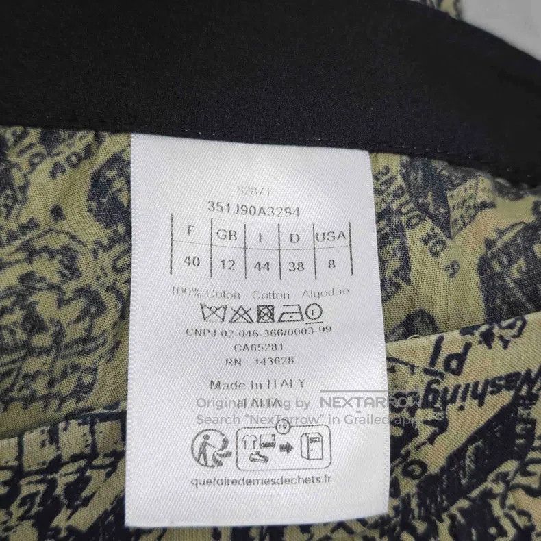 Dior Dior Khaki Paris map cotton skirt Size 26" / US 2 / IT 38 - 6 Thumbnail