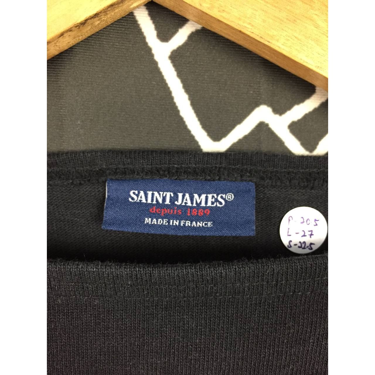 Saint James Vtg Saint James Depuis 1889 Made In France Longsleeve Tee Size US M / EU 48-50 / 2 - 9 Thumbnail