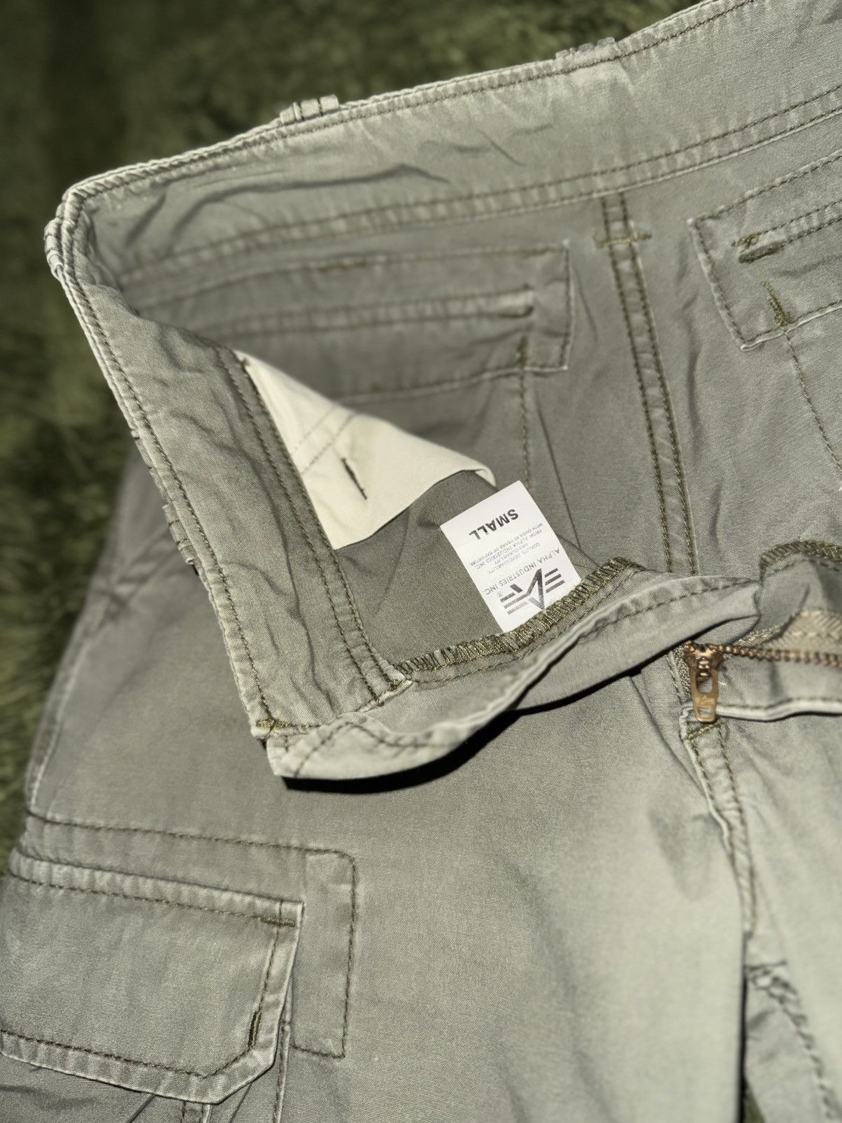 Alpha Industries [S] Alpha Industries Japan Release Multi Cargo Pants Sage Size US 30 / EU 46 - 4 Thumbnail