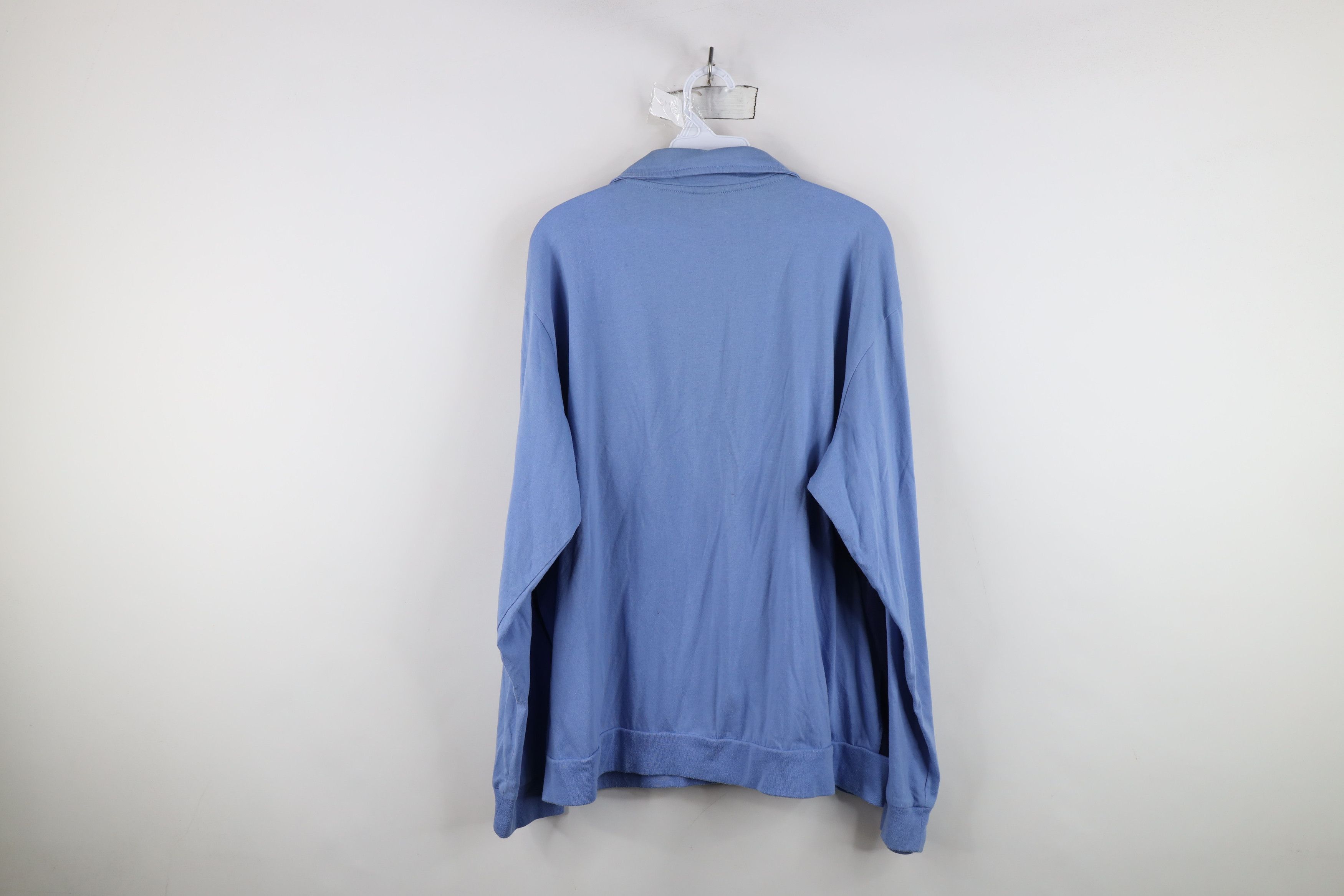 Vintage Vintage 90s Streetwear Panel Pullover Long Sleeve Polo Size US XL / EU 56 / 4 - 11 Thumbnail