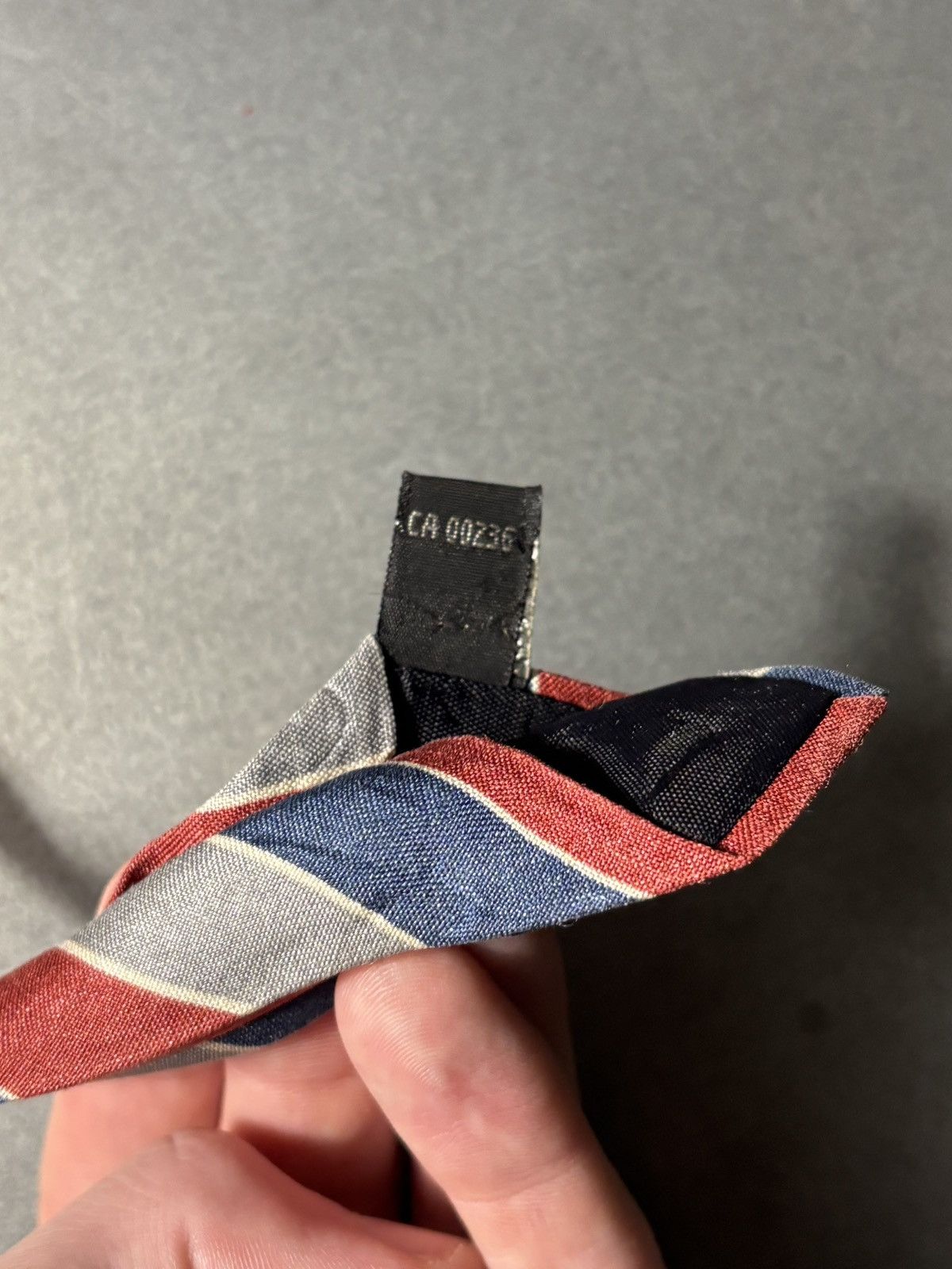 Lanvin Vintage Lanvin Tie 1970s Silk Necktie Striped Paris 1960s Size ONE SIZE - 8 Thumbnail