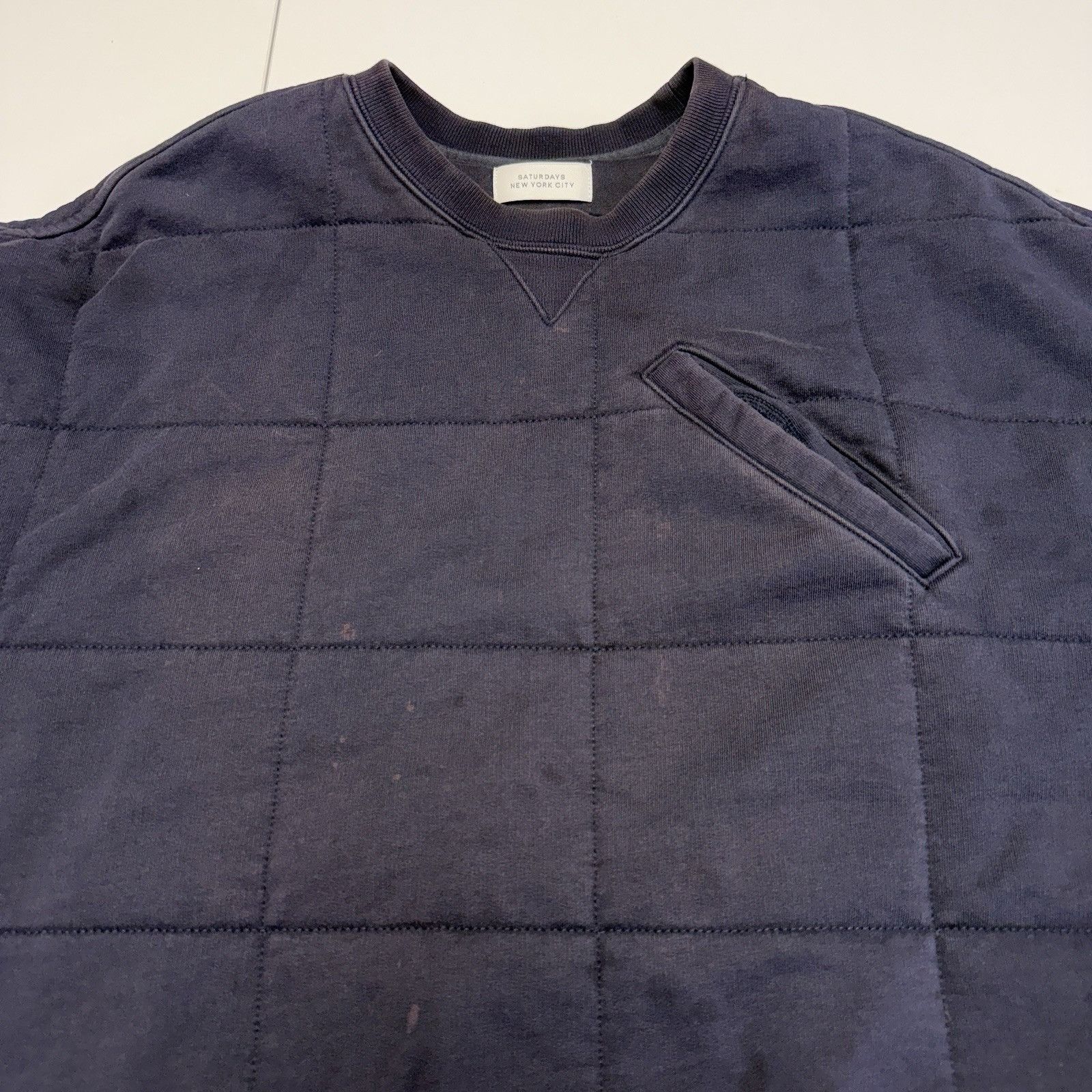 Saturdays NYC Saturdays New York City Quilted Single V Sweatshirt Size US M / EU 48-50 / 2 - 4 Thumbnail