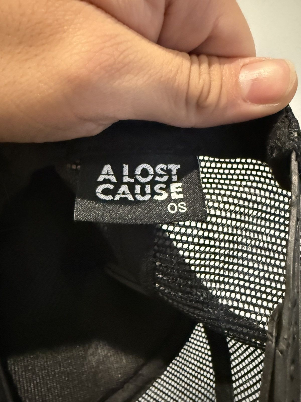 Lurking Class × Vintage ' a lost cause' branded trucker hat Size ONE SIZE - 3 Thumbnail