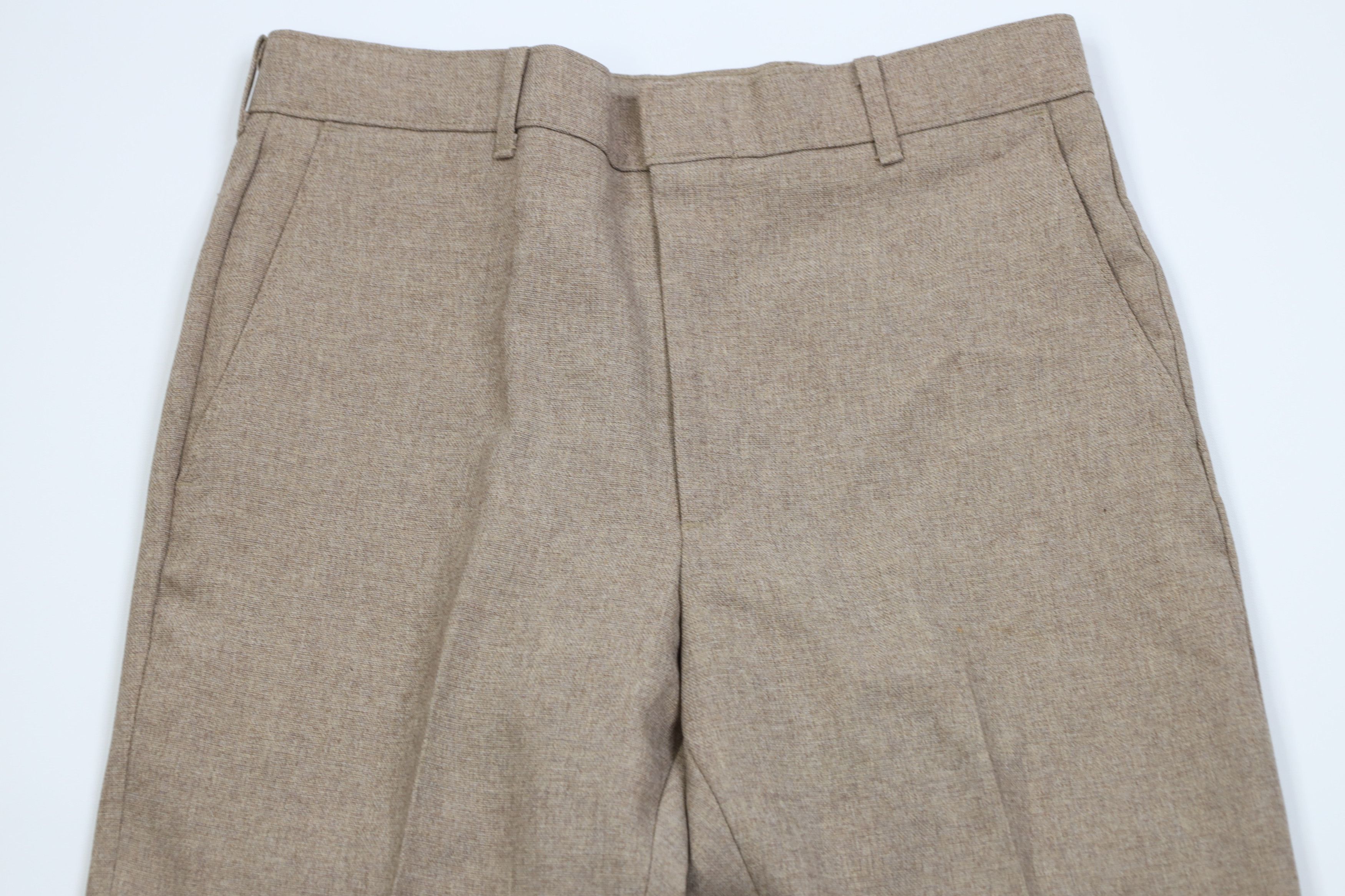 Levi's Vintage 70s Levis Wide Leg Chino Pants Heather Brown USA Size US 30 / EU 46 - 2 Thumbnail