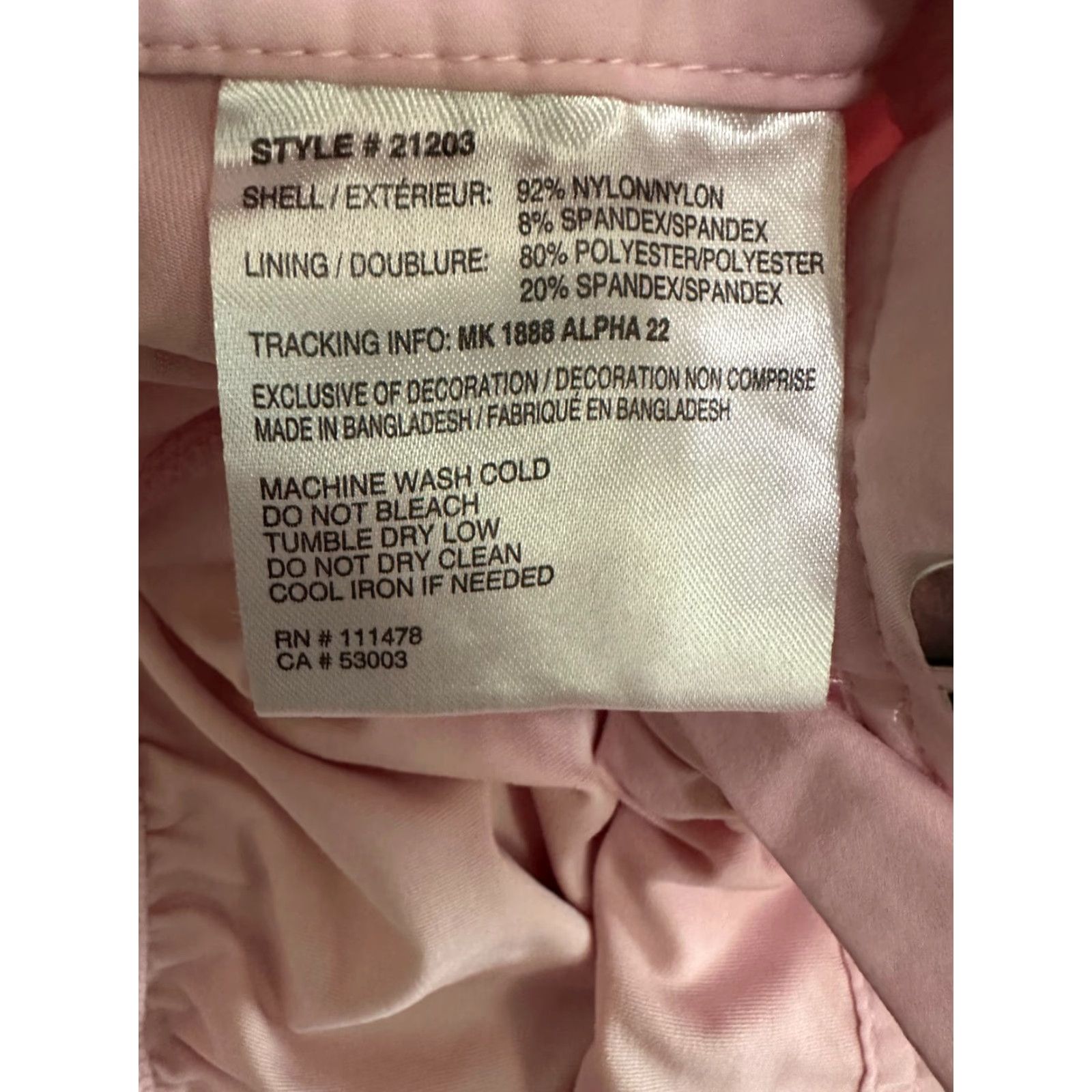 Pinko ARCTIX Skort Womens Medium Pink Stretch Pockets Active golf tennis skirt Size 32" / US 10 / IT 46 - 5 Thumbnail