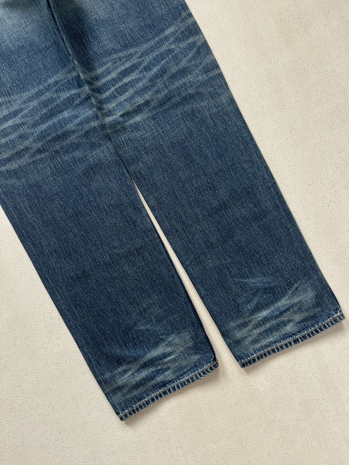 Bape 00’s Bape Ape Head Washed Denim Jeans Size US 32 / EU 48 - 14 Thumbnail