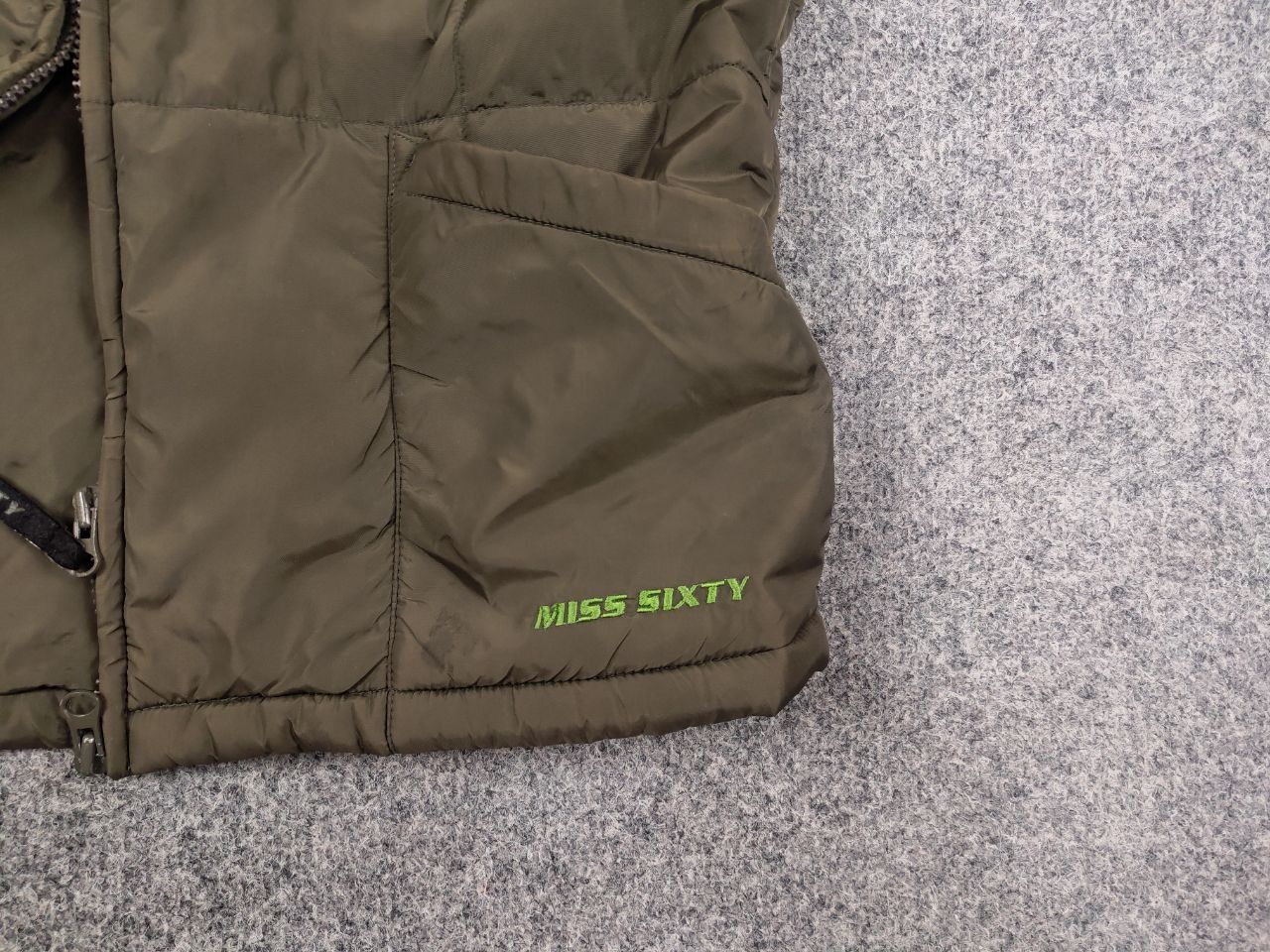 Miss Sixty Vintage Miss Sixty Y2K vest Zip up pocket hooded jacket Size L / US 10 / IT 46 - 6 Thumbnail