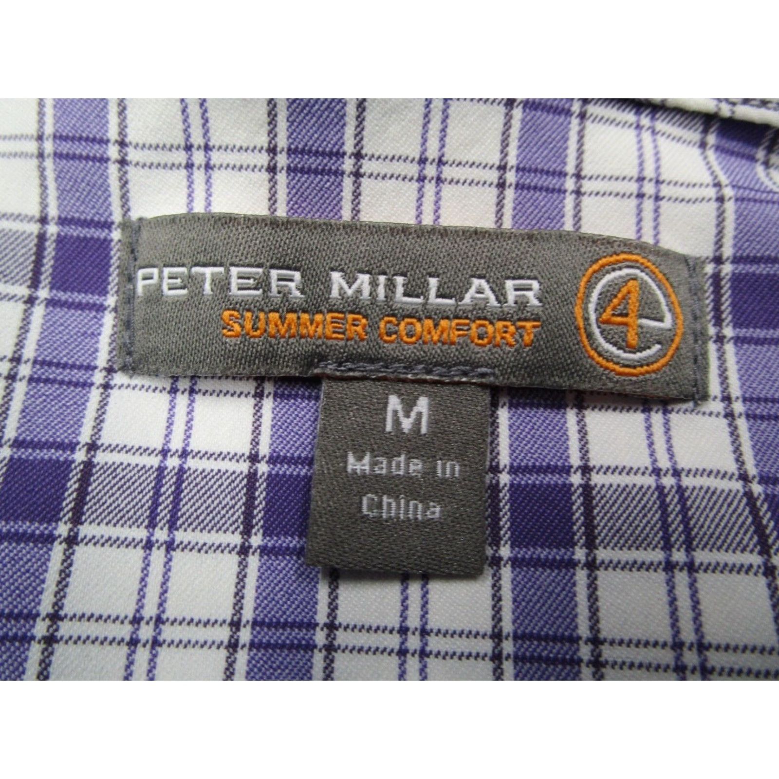 Peter Millar Peter Millar Shirt Mens M Purple Summer Comfort Button Up Performance Golf Size US M / EU 48-50 / 2 - 3 Thumbnail