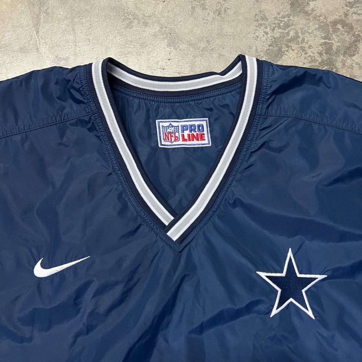 NFL × Nike × Vintage Vintage 90’s NFL Dallas Cowboys Nike Reversible Jacket Size US XL / EU 56 / 4 - 2 Thumbnail