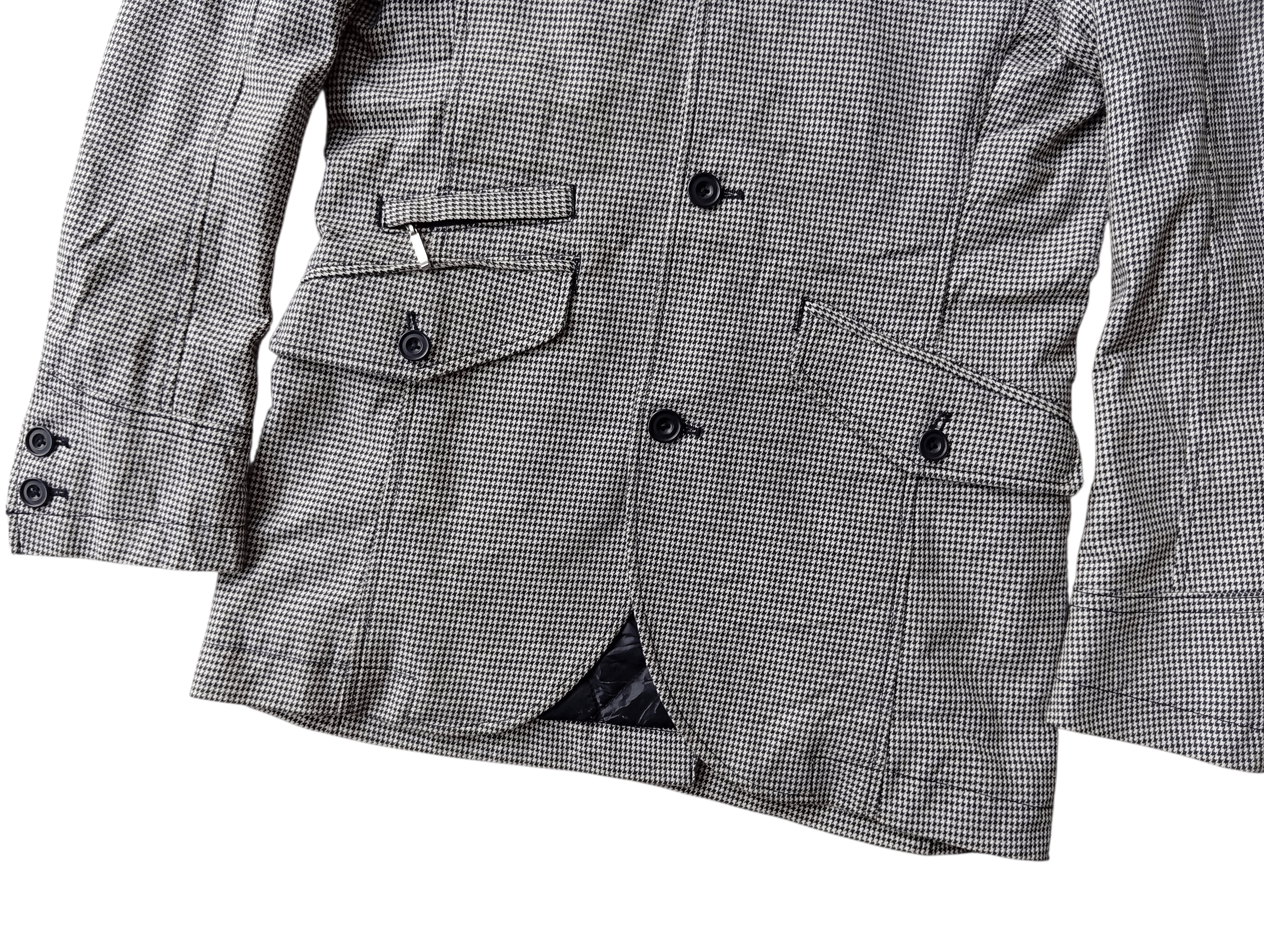 Japanese Brand Atelier Sab Men houndstoodh jacket Size US M / EU 48-50 / 2 - 3 Thumbnail