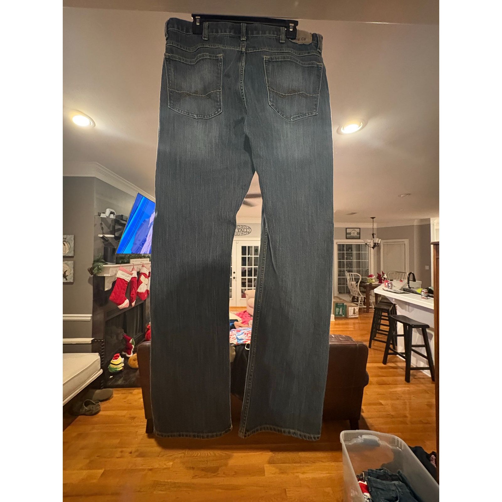 Wrangler Wrangler Jeans Co. Relaxed Bootcut Jeans – Men’s 38x34 Size US 38 / EU 54 - 4 Thumbnail