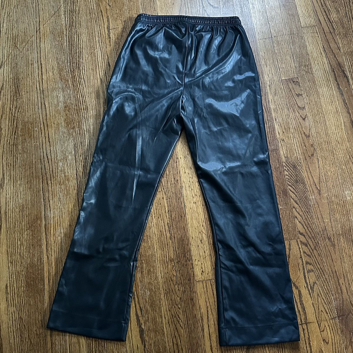 Sunflower Sunflower Black Leather Pants Size US 33 - 4 Thumbnail