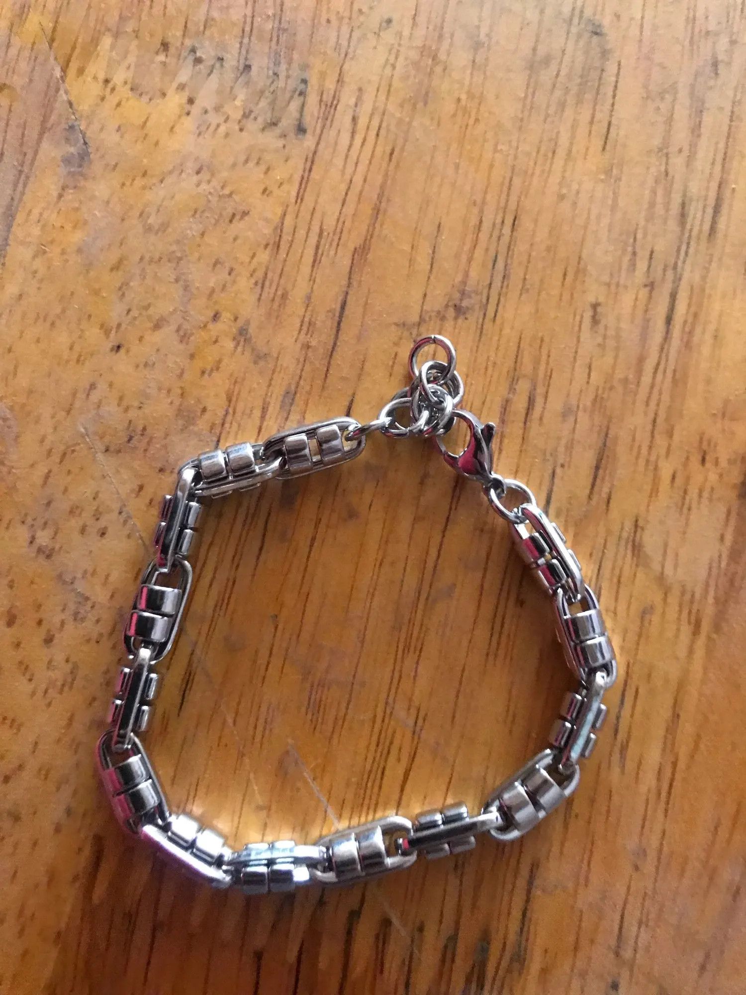 Other Chunky Link Chain Stainless Steel Bracelet Size ONE SIZE - 6 Thumbnail