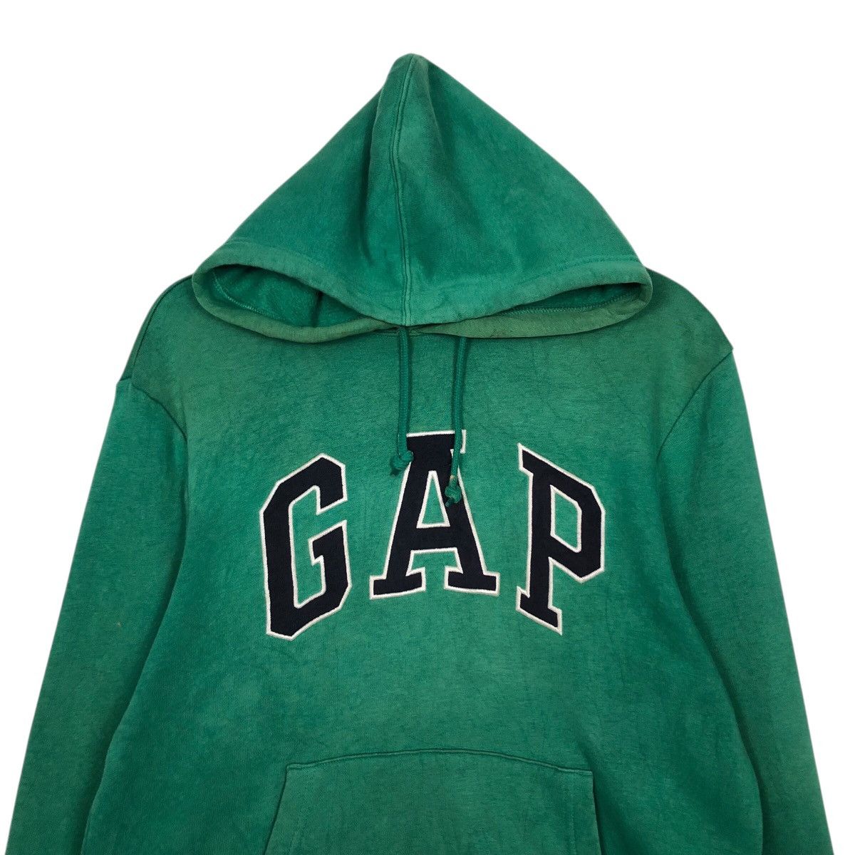 Gap 📌Rich Green Gap Hoodie Pull Over Spell Out Big Logo Size US S / EU 44-46 / 1 - 4 Thumbnail