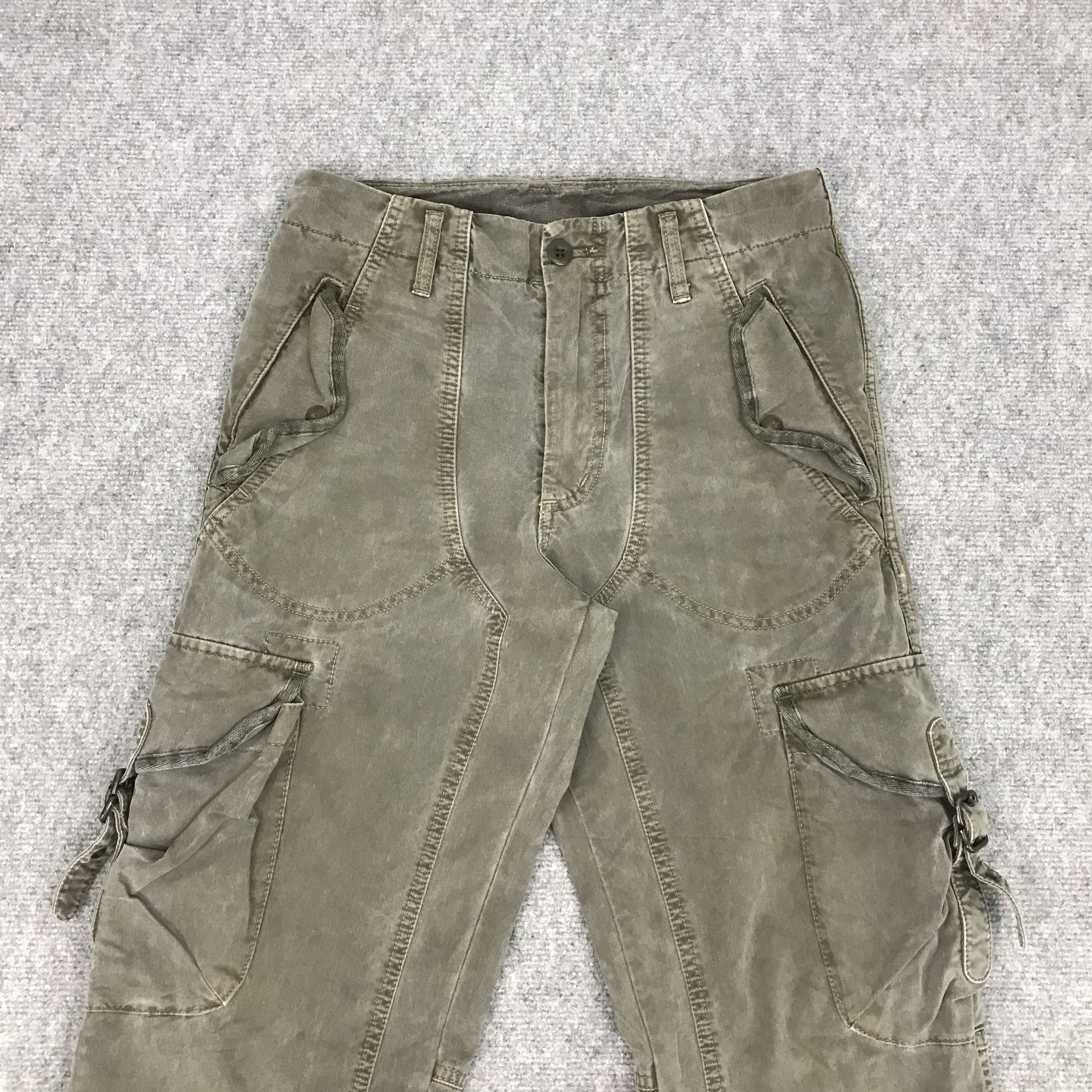 Japanese Brand × Uniqlo CARGO BAGGY UNIQLO RARE DESIGN PANTS Size US 29 - 2 Thumbnail