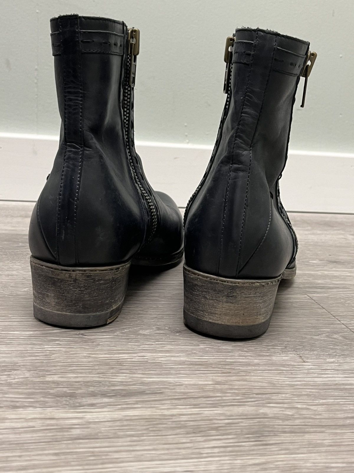 Costume National Double Zip Boot. Size US 8.5 / EU 41-42 - 10 Thumbnail